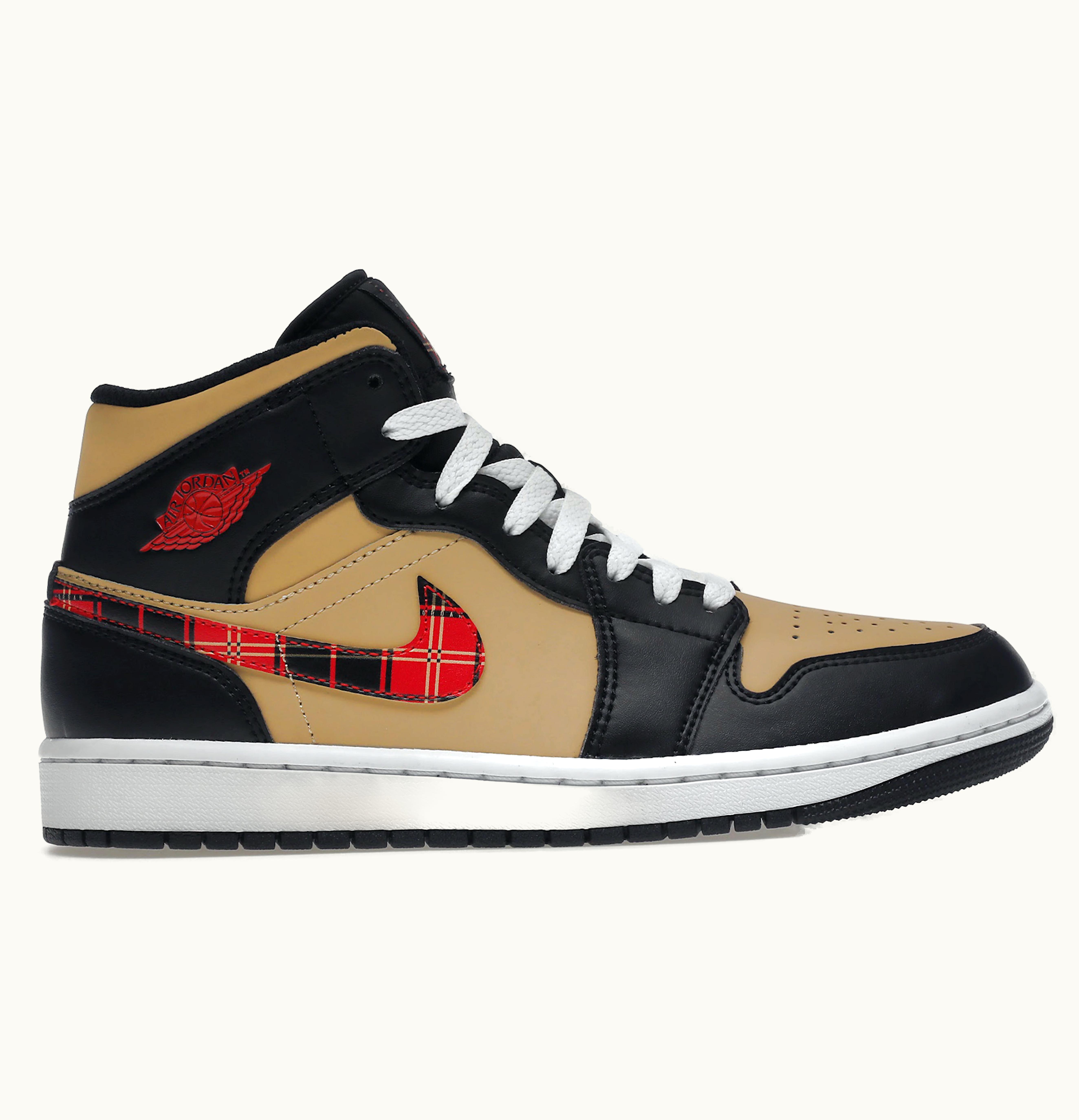 Jordan Air Jordan 1 Mid Tartan Swoosh