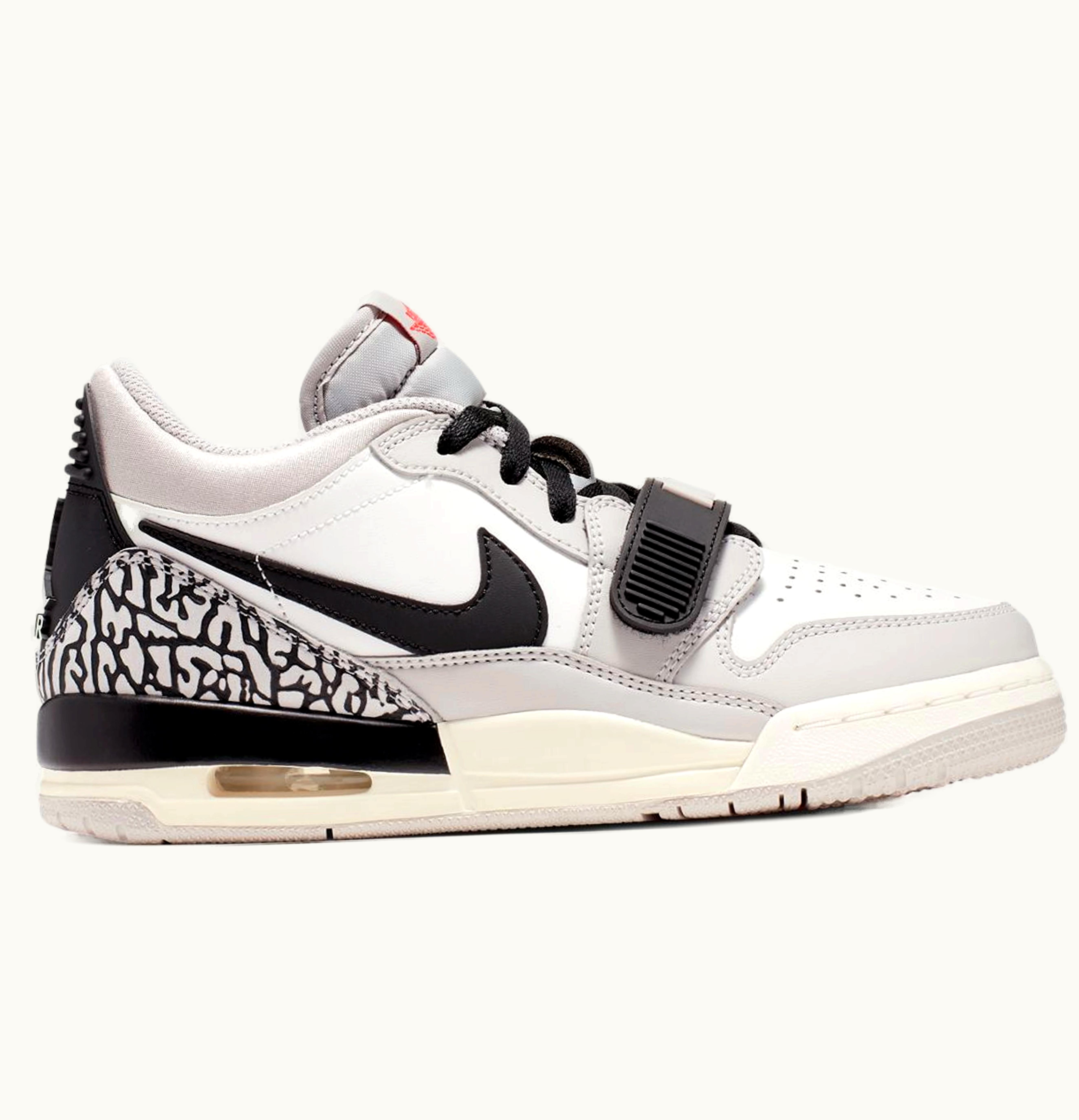 Jordan Air Jordan Legacy 312 Low Tech Grey Fire Red Black GS