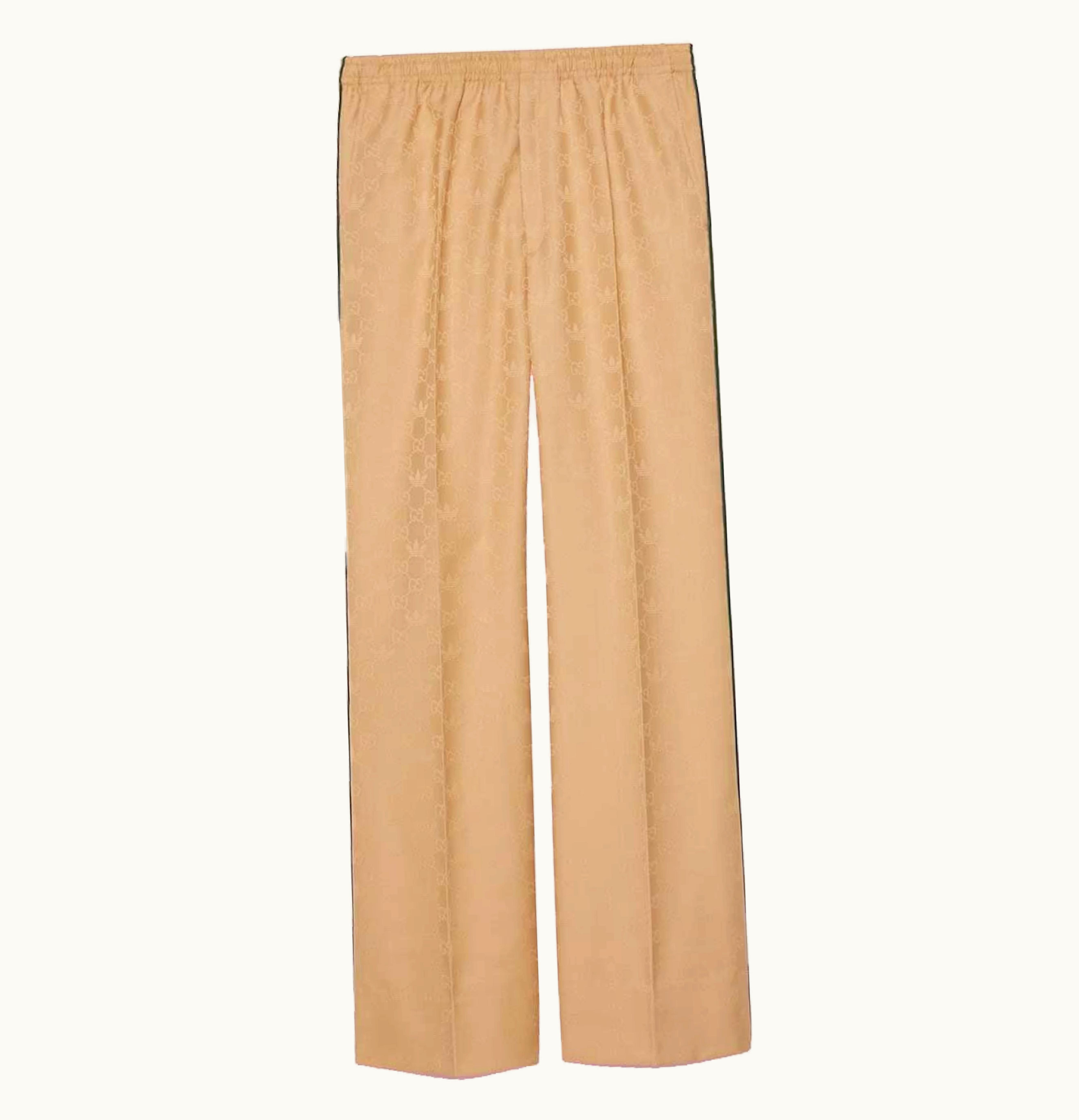 Gucci Gucci x adidas GG Trefoil Jacquard Pant Beige