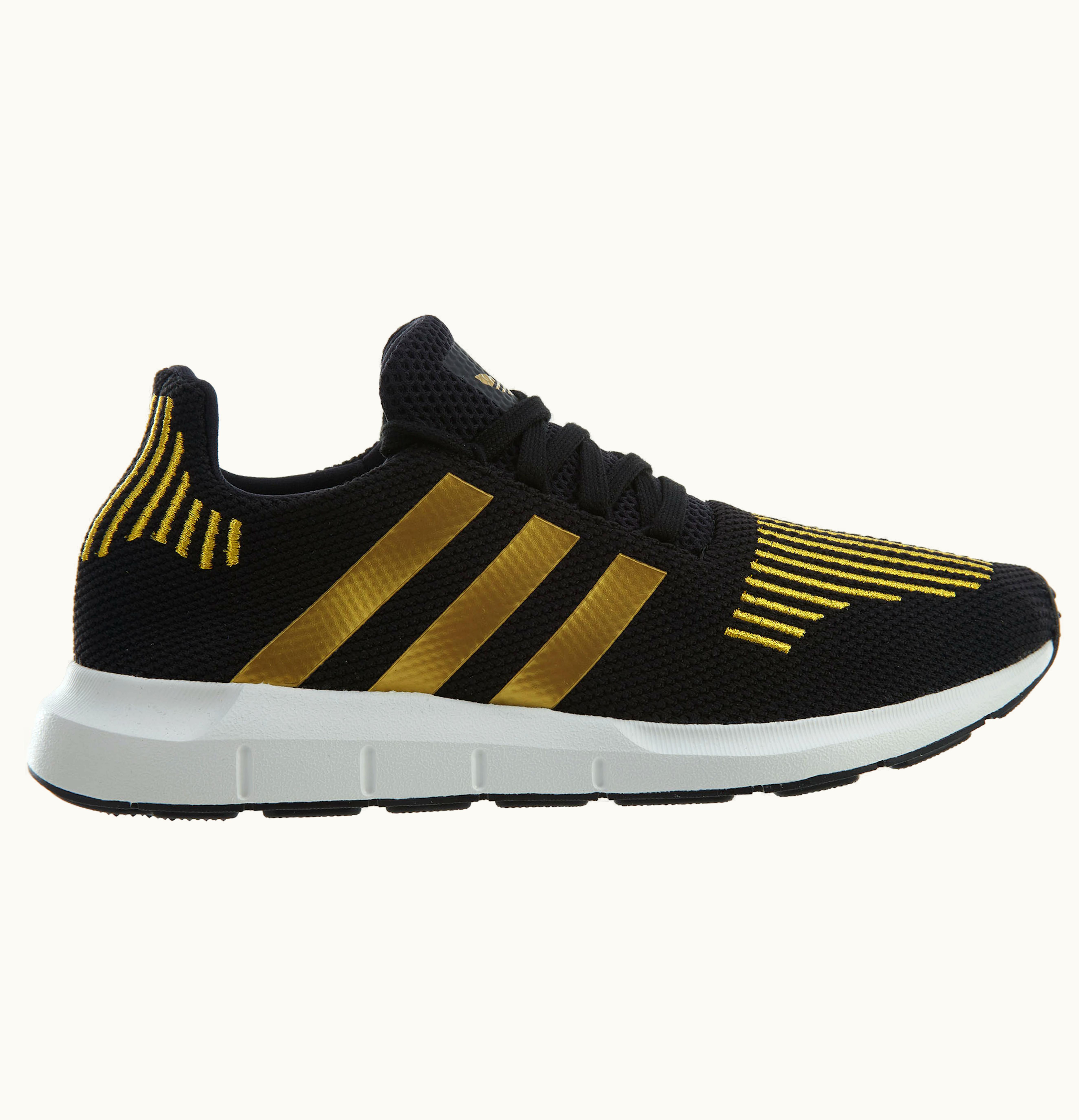 Adidas adidas Swift Run Black Gold Metallic White W