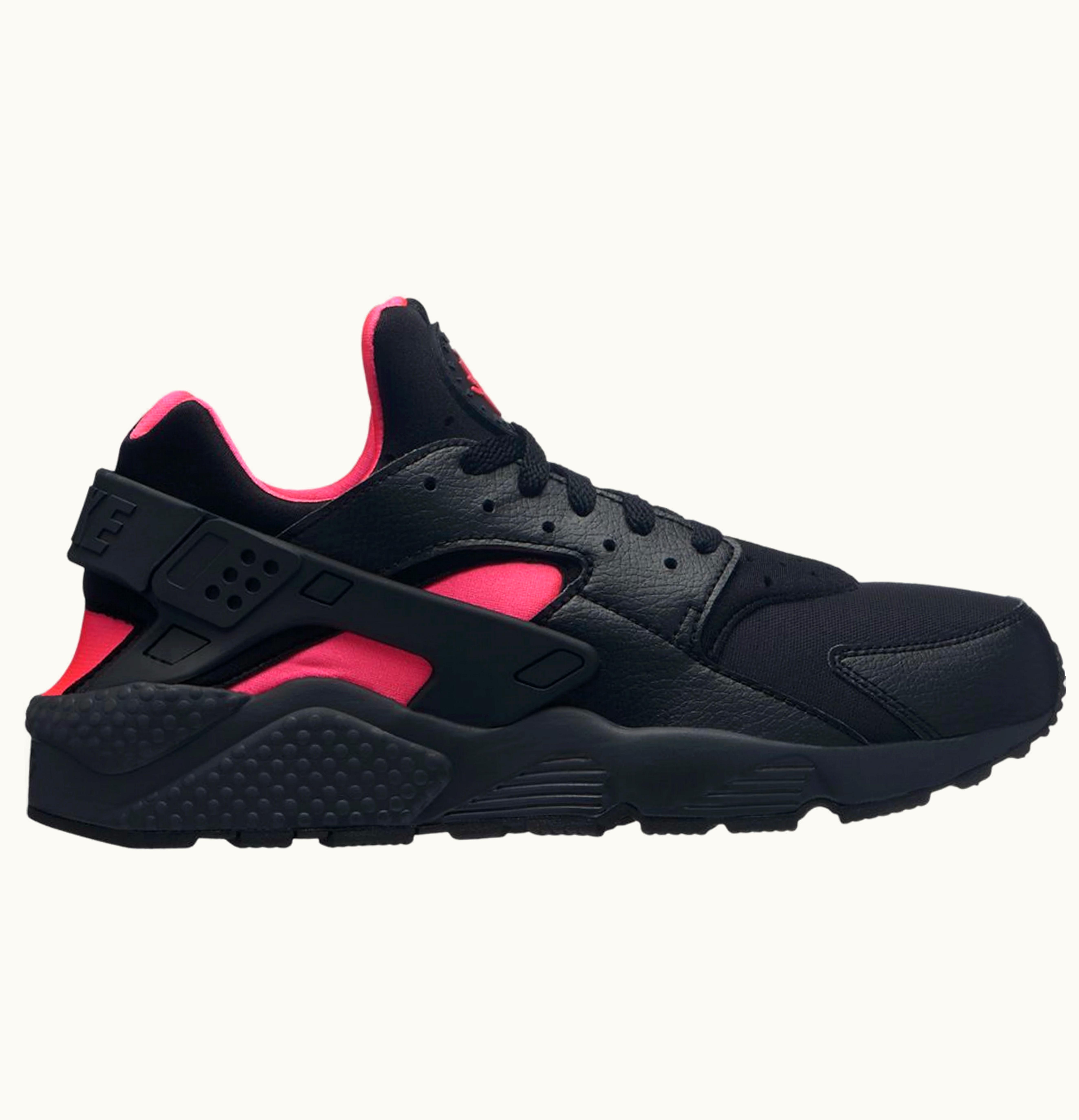 Nike Nike Air Huarache Run Black Solar Red