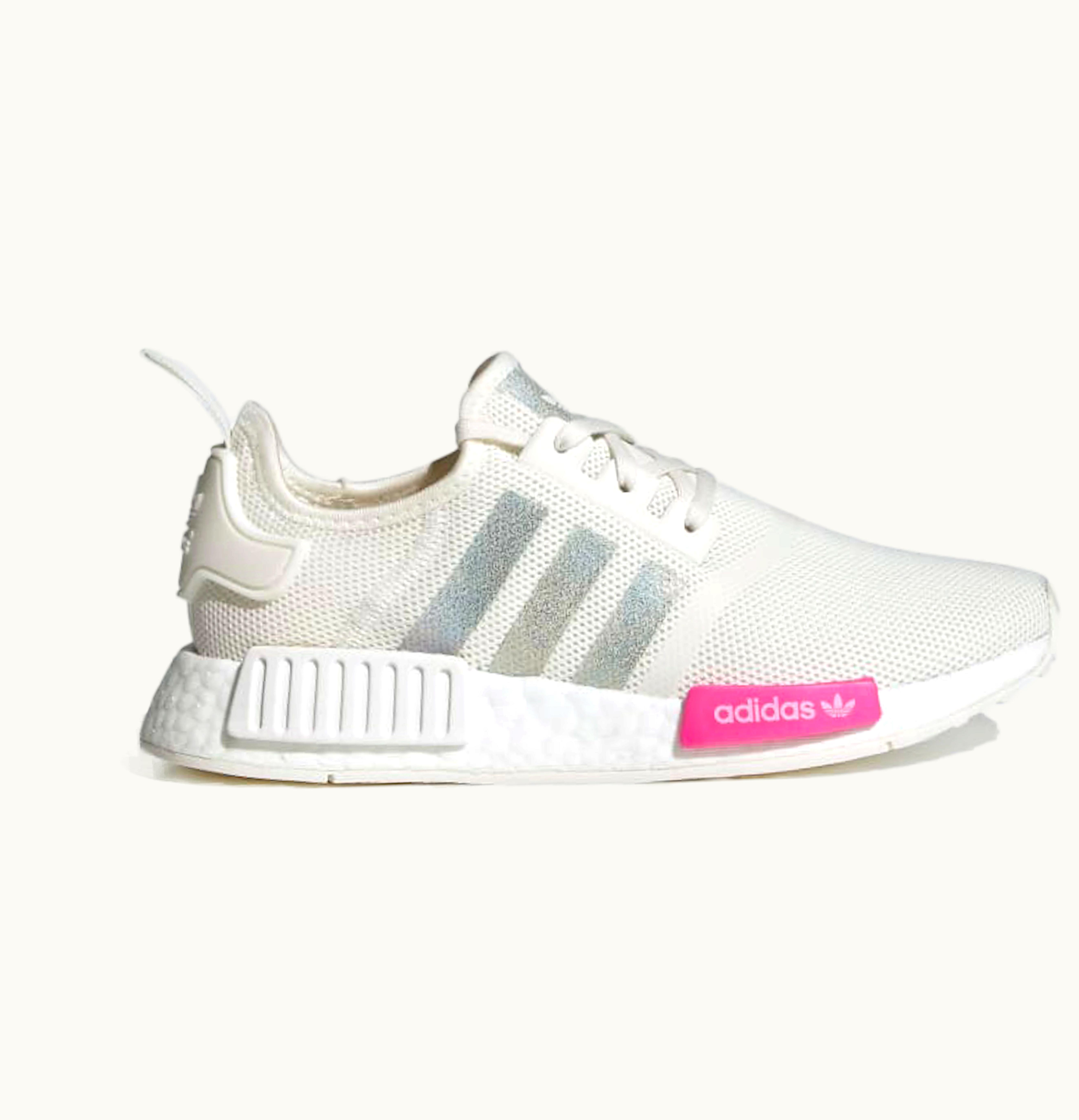 Adidas adidas NMD R1 Core White Screaming Pink Youth