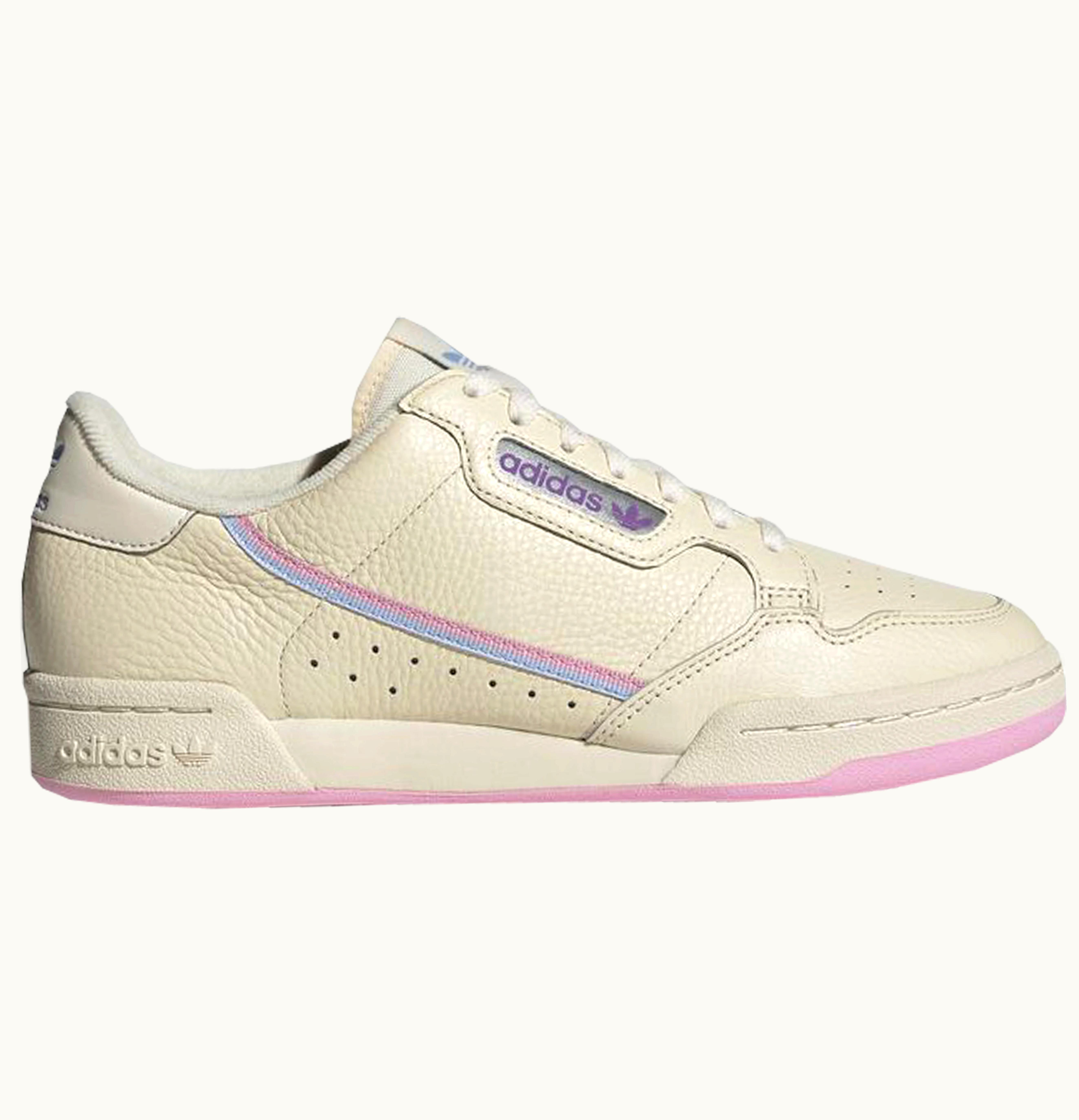 Adidas Continental 80 Ecru Tint True Pink W