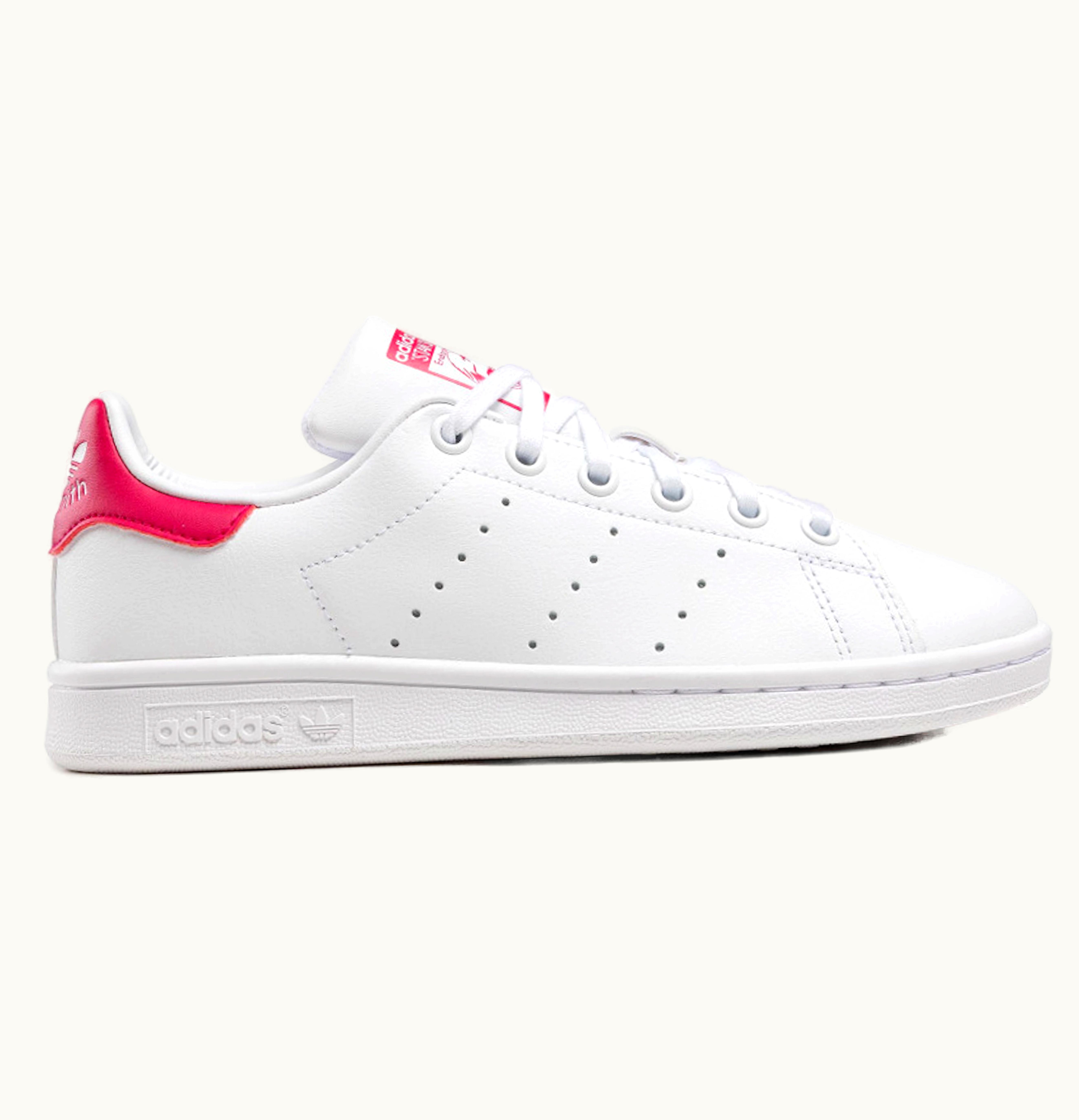 Adidas Stan Smith White Bold Pink GS