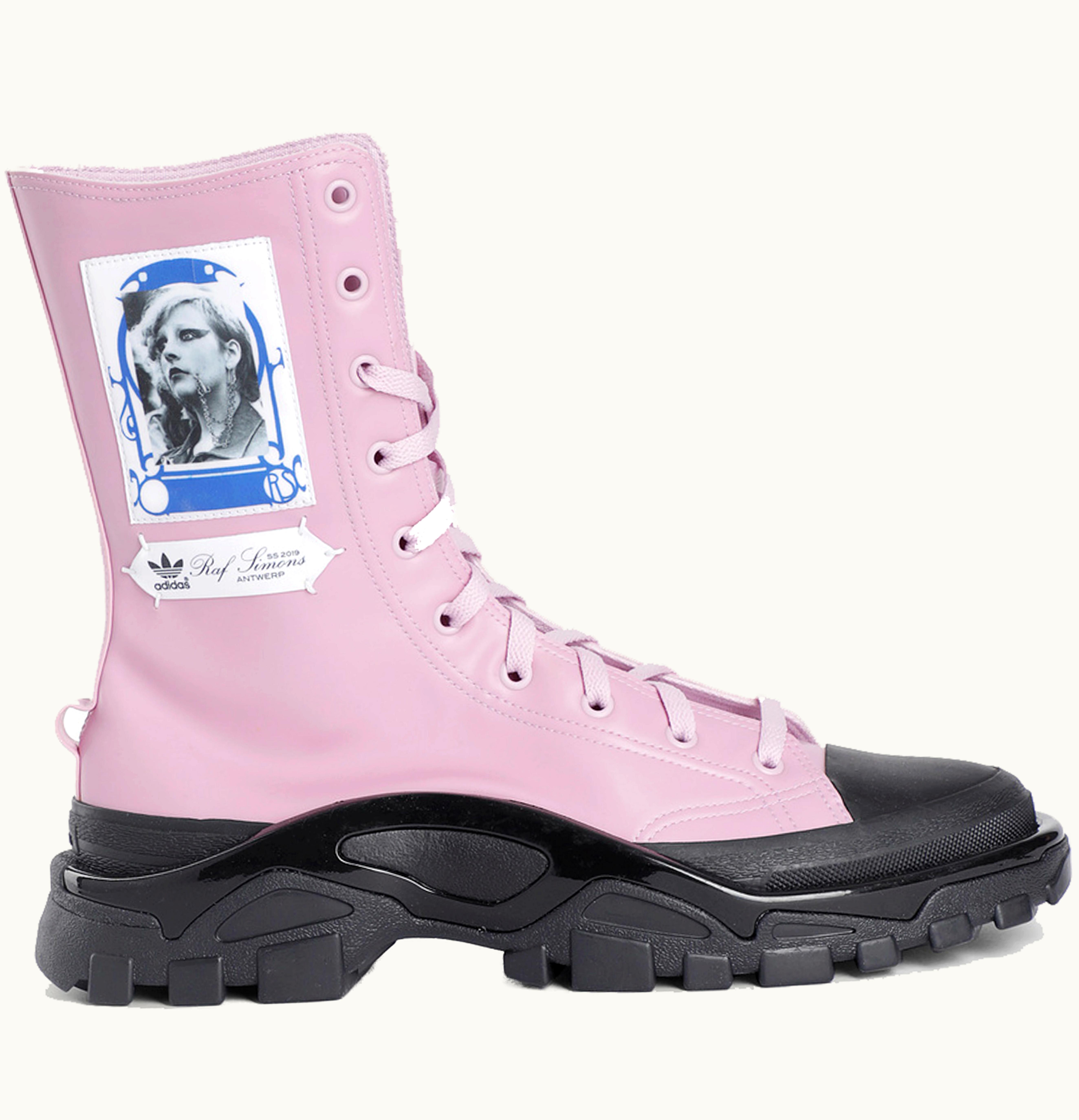 Adidas Detroit High Raf Simons Pink Black