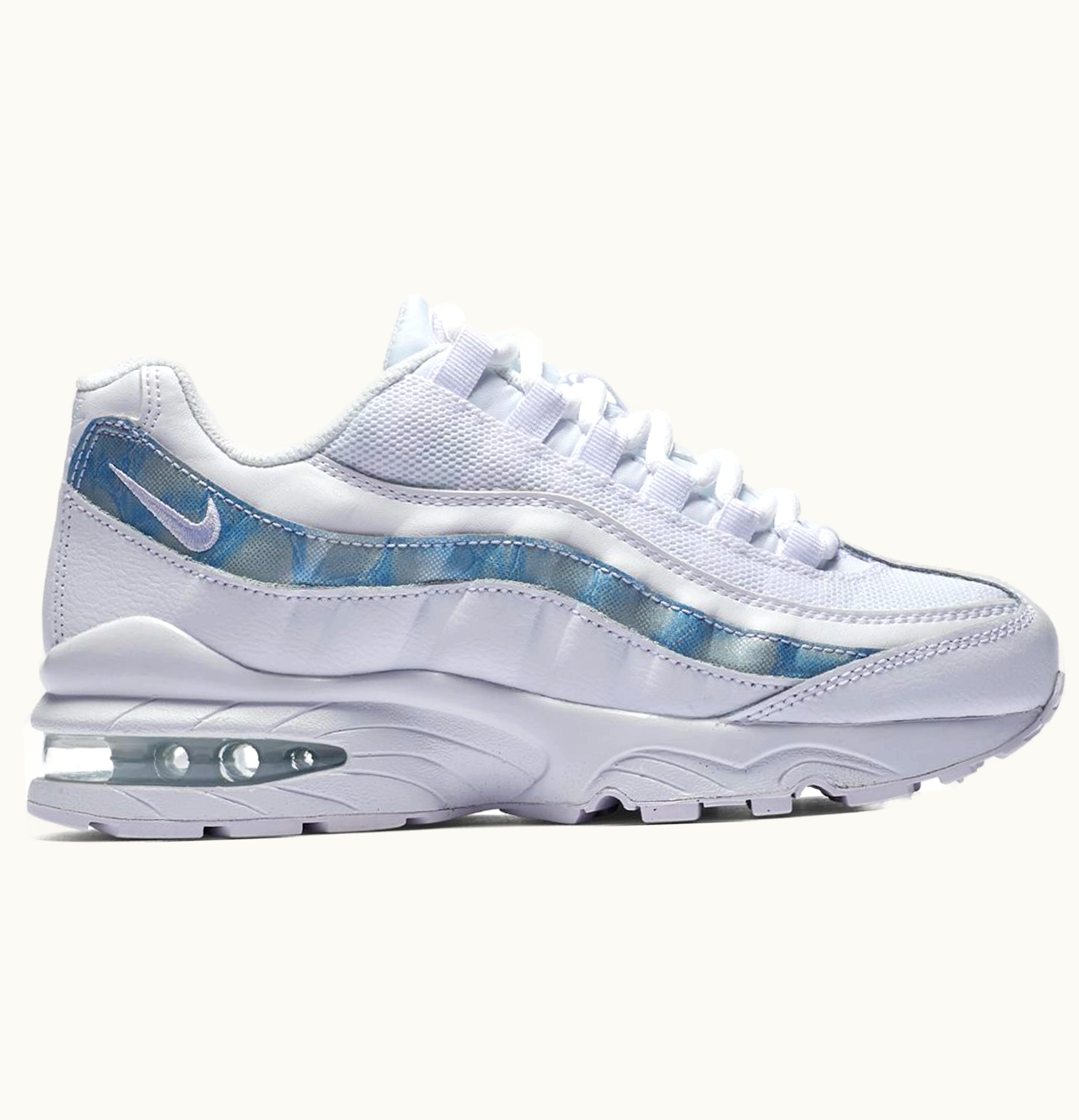 Nike Nike Air Max 95 White Cobalt Pulse GS