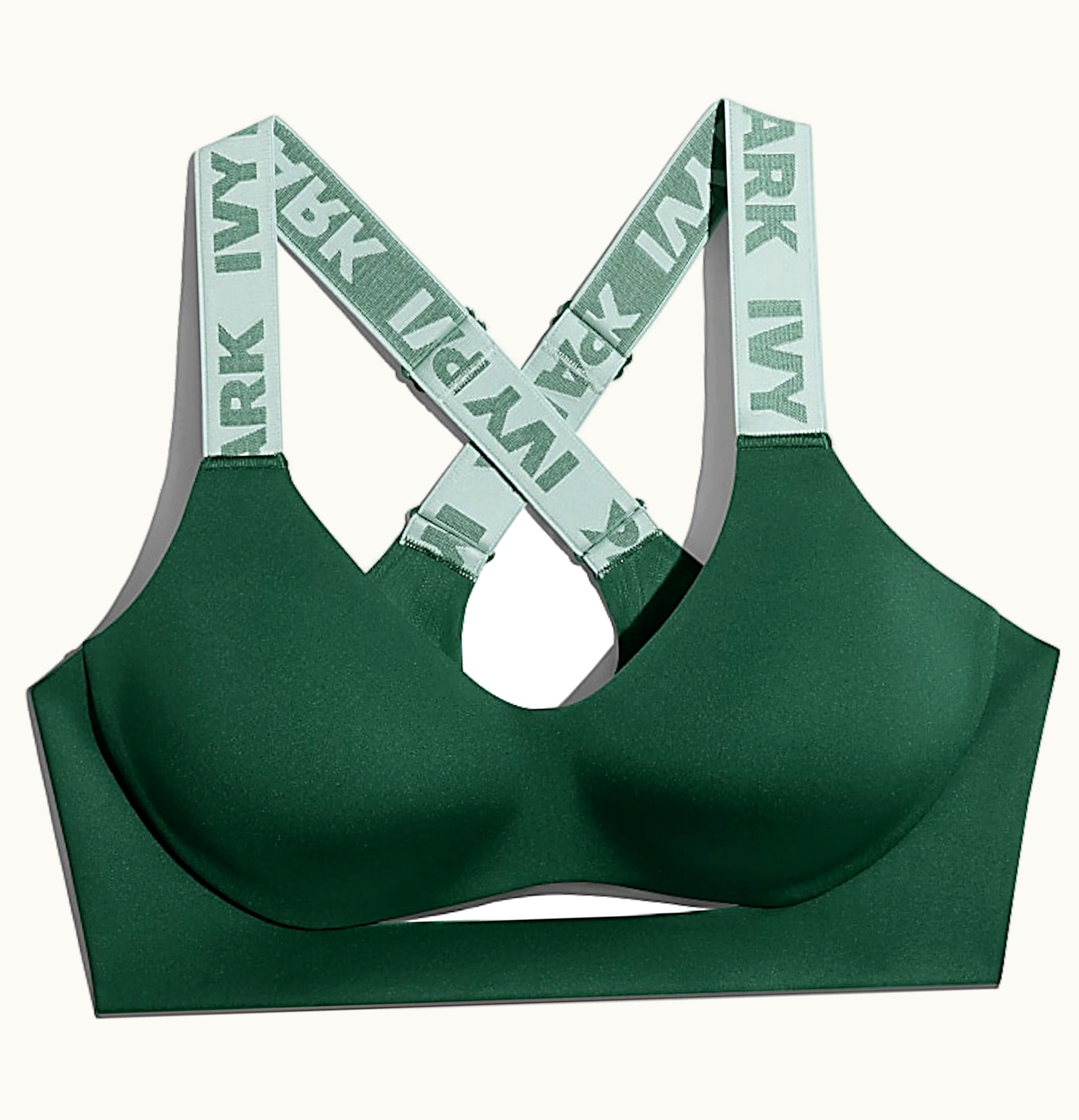 Adidas adidas Ivy Park Cutout Medium Support Bra Plus Size Dark Green