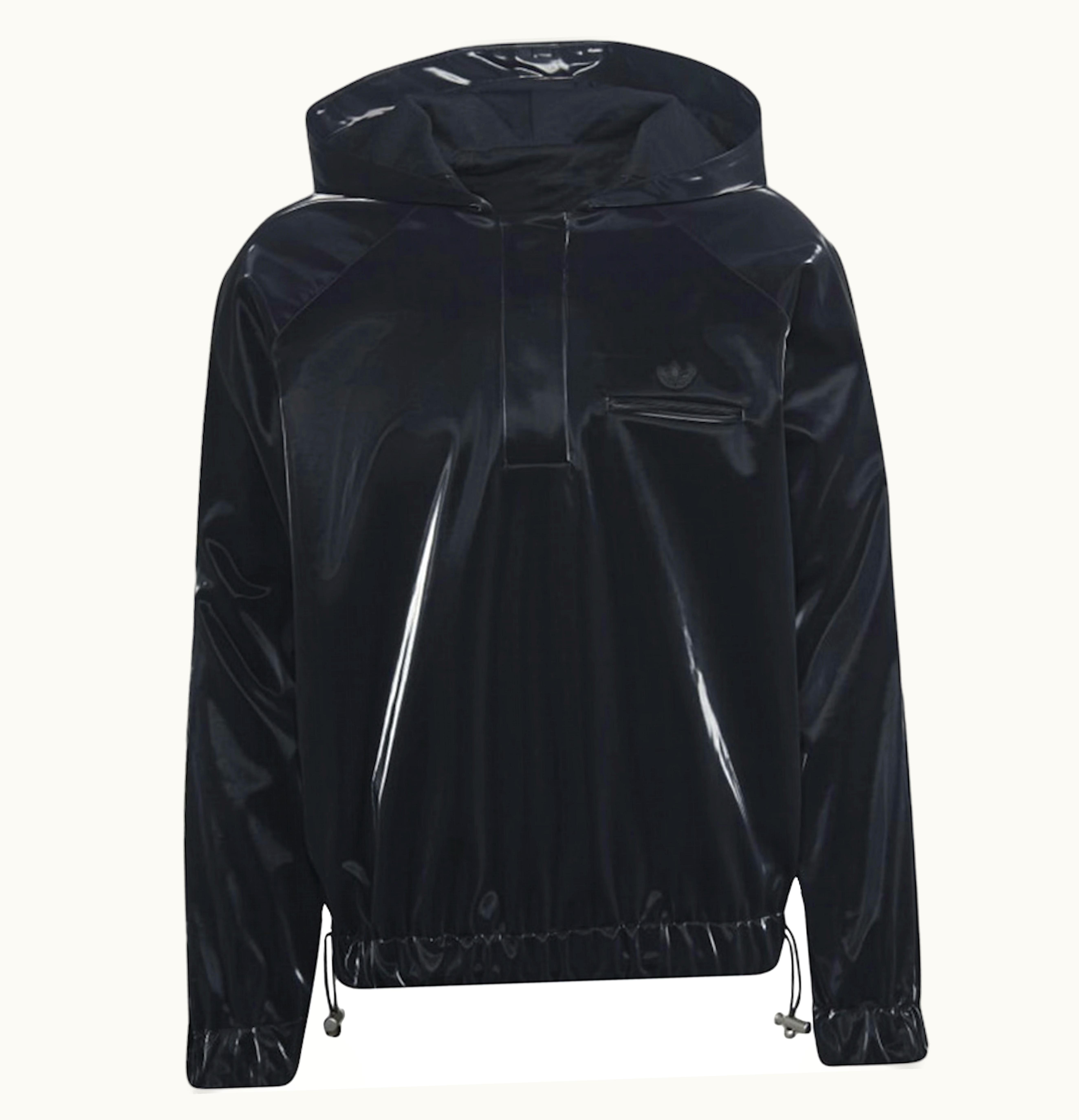 Adidas adidas Blue Version High Shine Gender Neutral Hoodie Black
