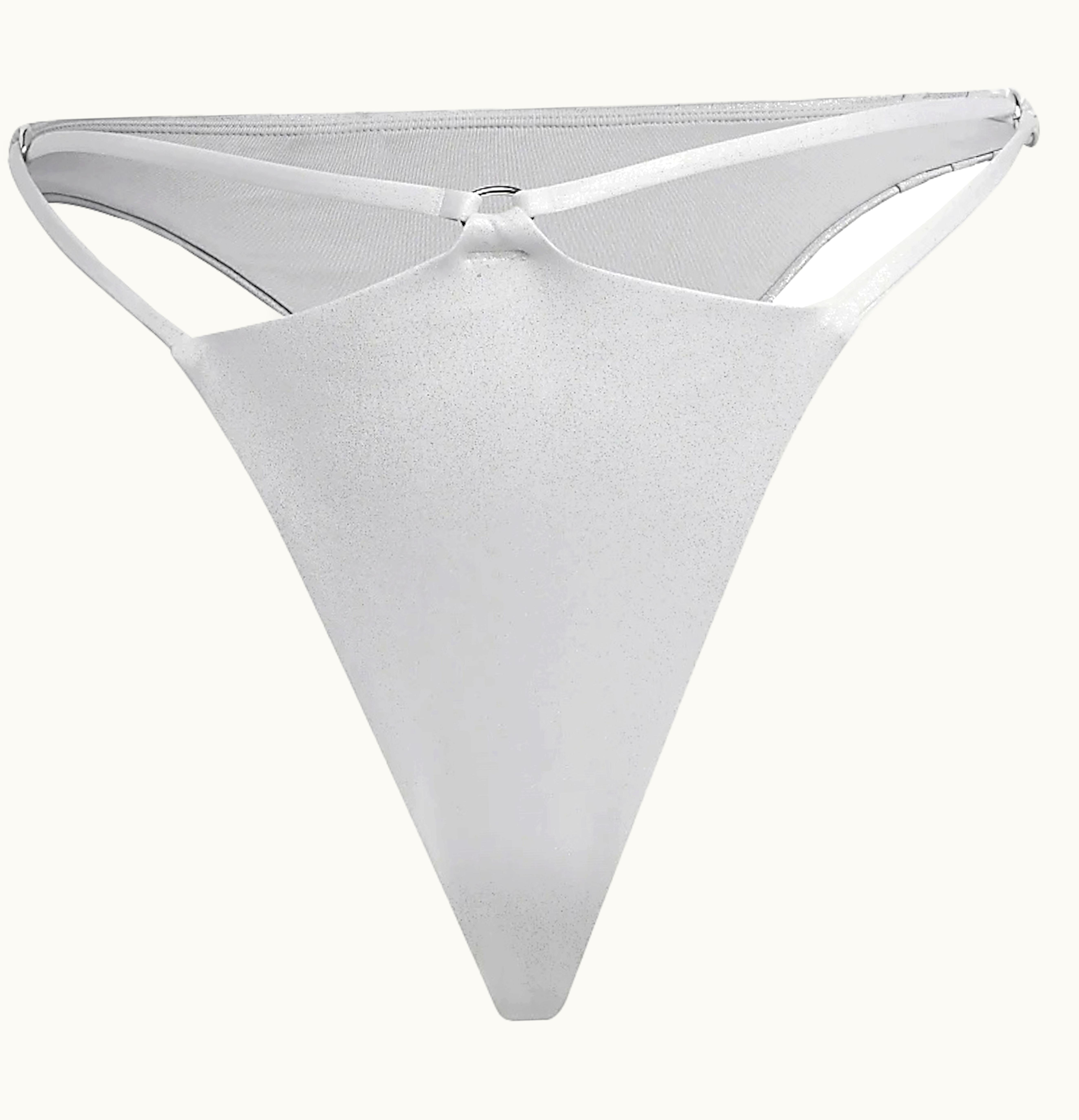 Adidas adidas Ivy Park V Cut Swim Bottoms Plus Size Light Solid Grey Silver Metallic