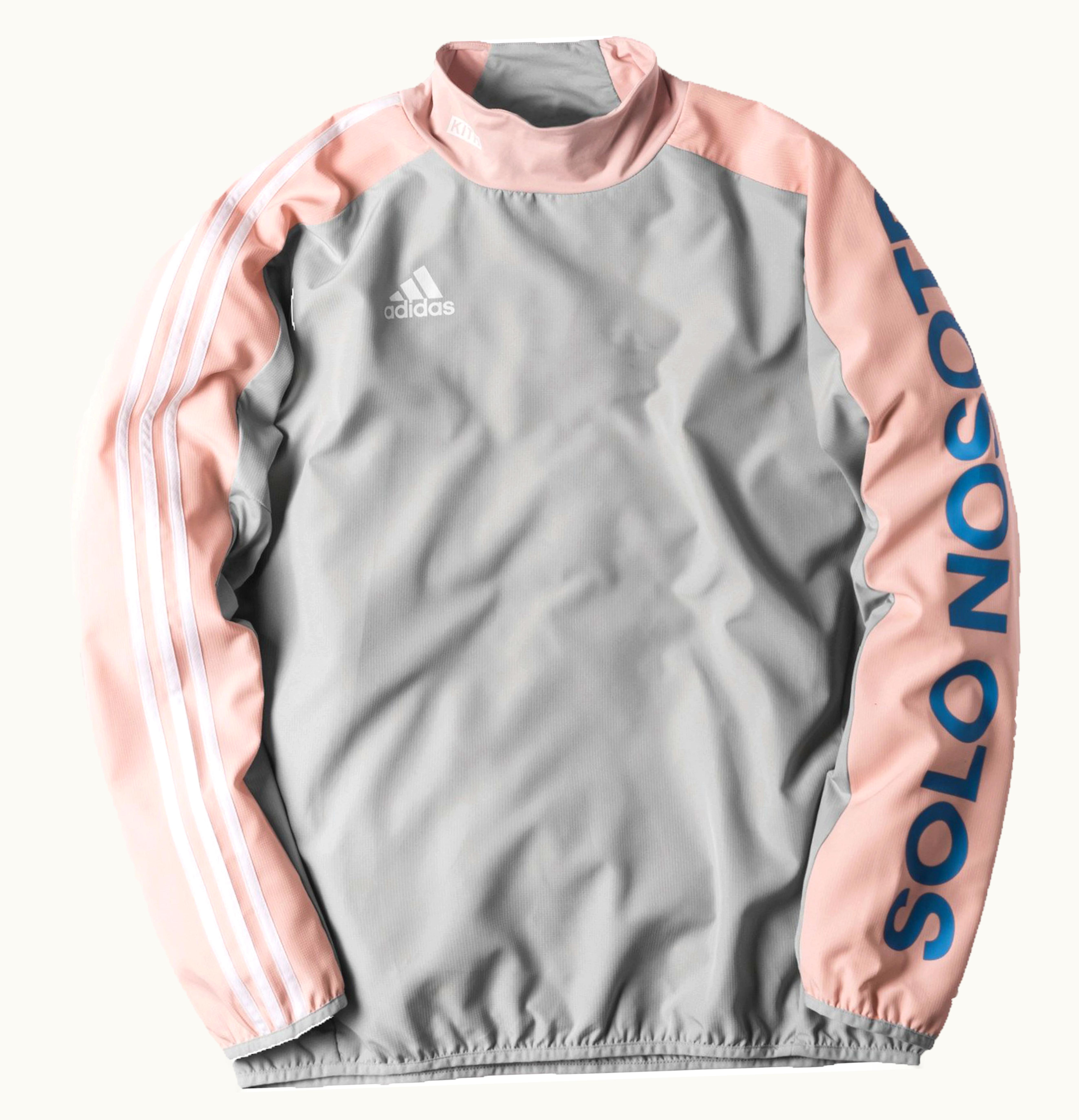Kith Kith adidas Soccer Flamingos Piste Warm Up LS Tee Grey