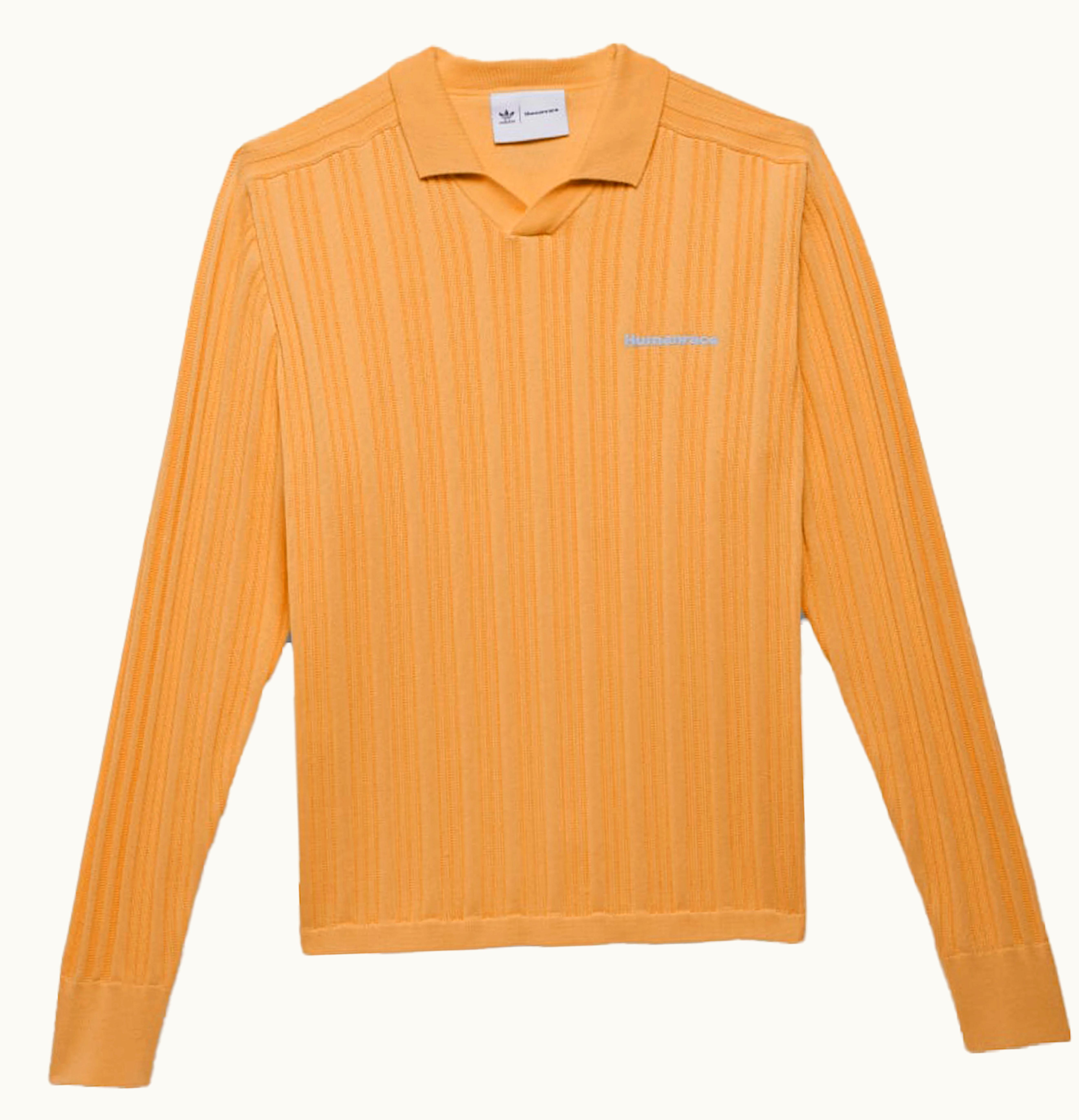 Adidas adidas Pharrell Williams Knit Long Sleeve Jersey Gender Neutral Hazy Orange