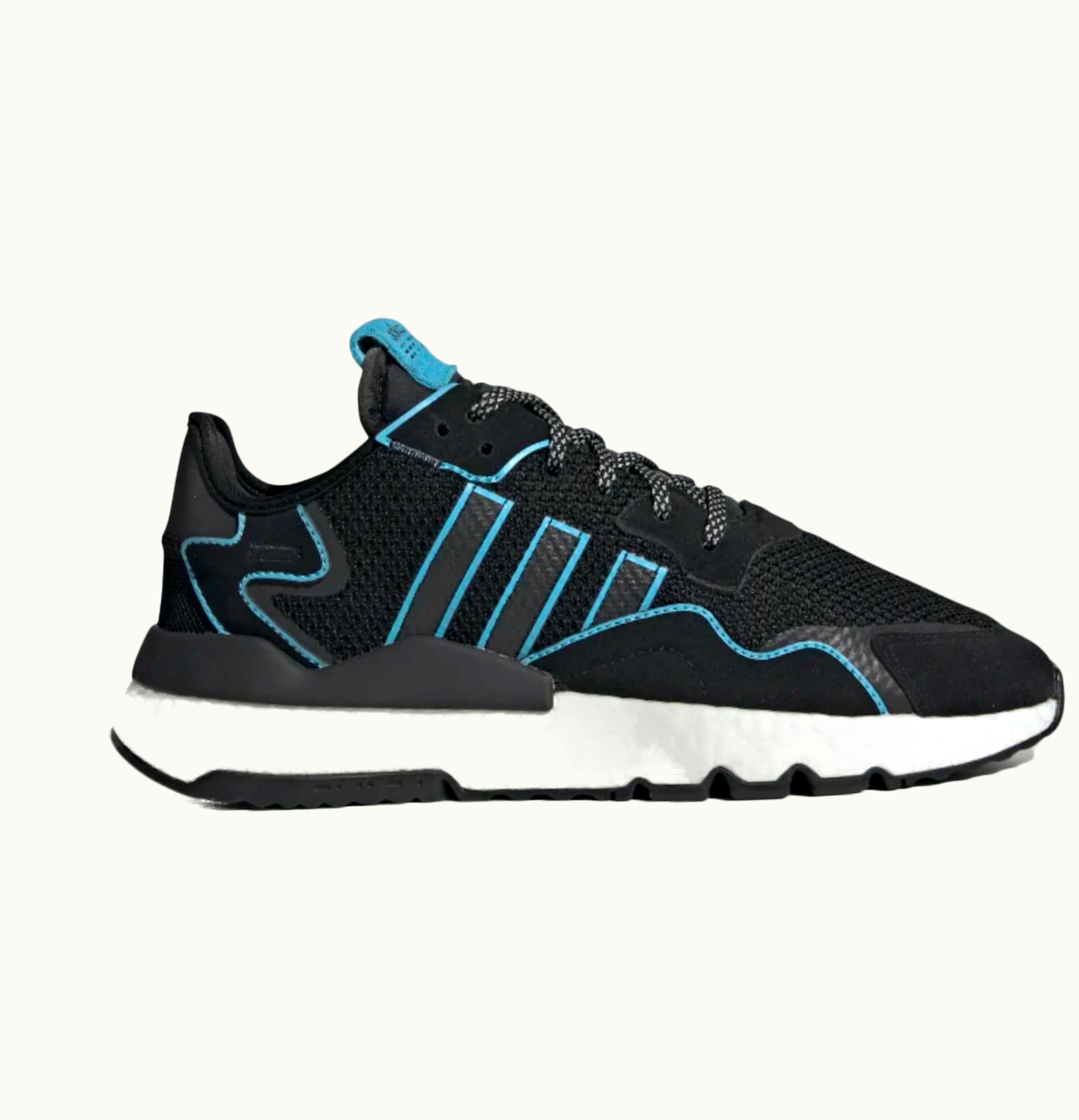 Adidas adidas Nite Jogger Core Black Bright Cyan