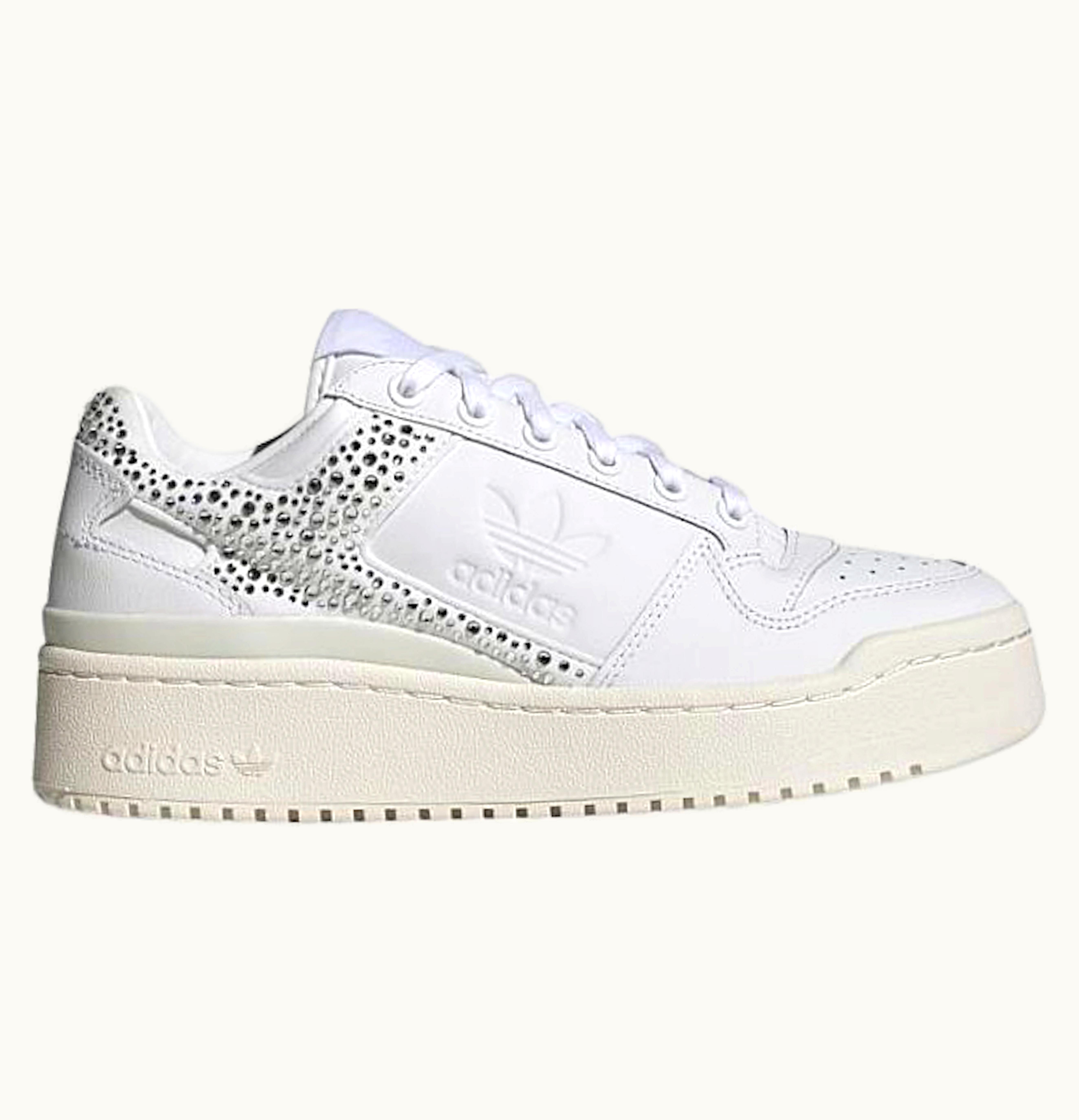 Adidas adidas Forum Bold Cloud White Sparkly Crystals W