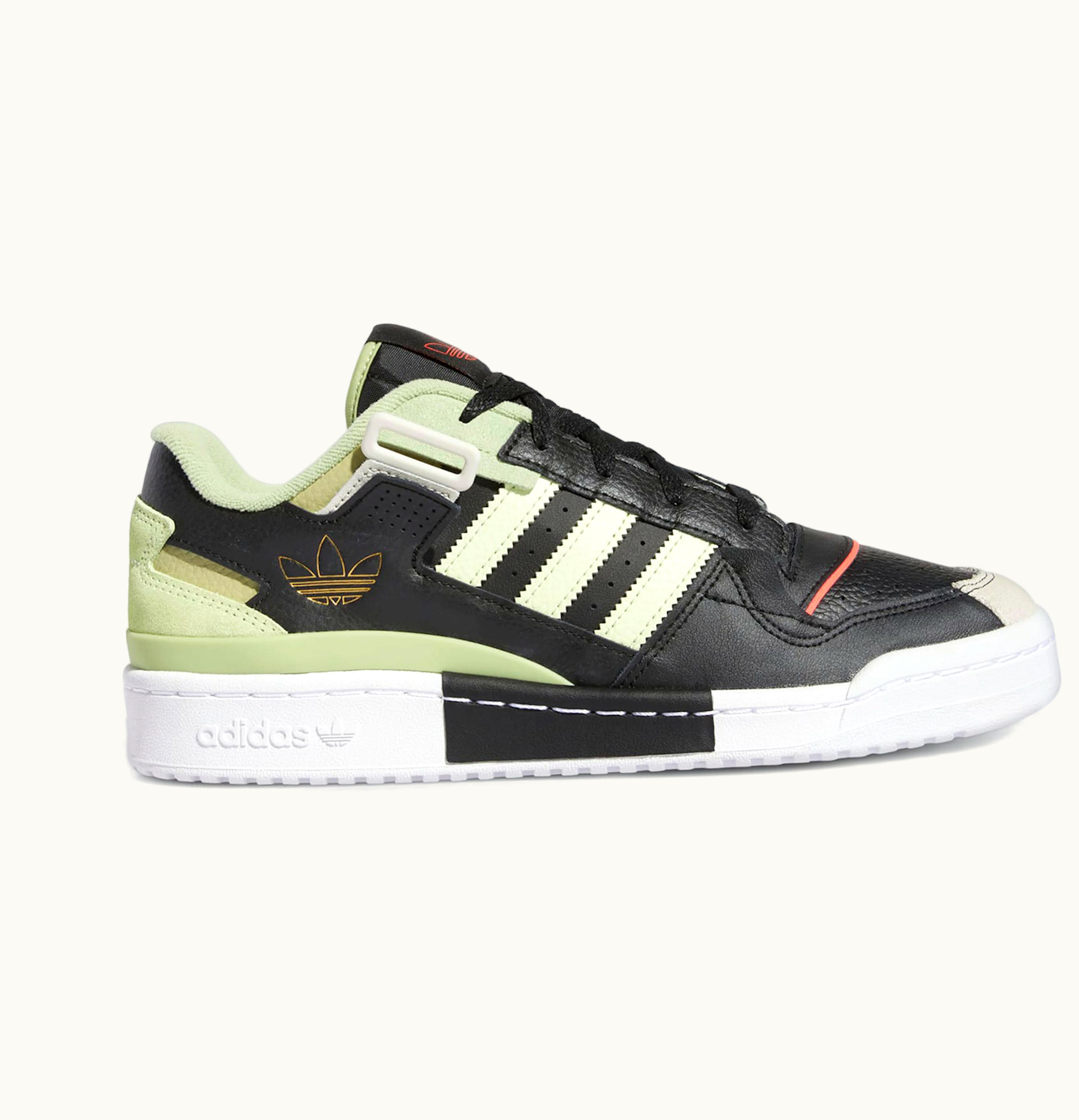 Adidas adidas Forum Exhibit Low Core Black Almost Lime Magic Lime