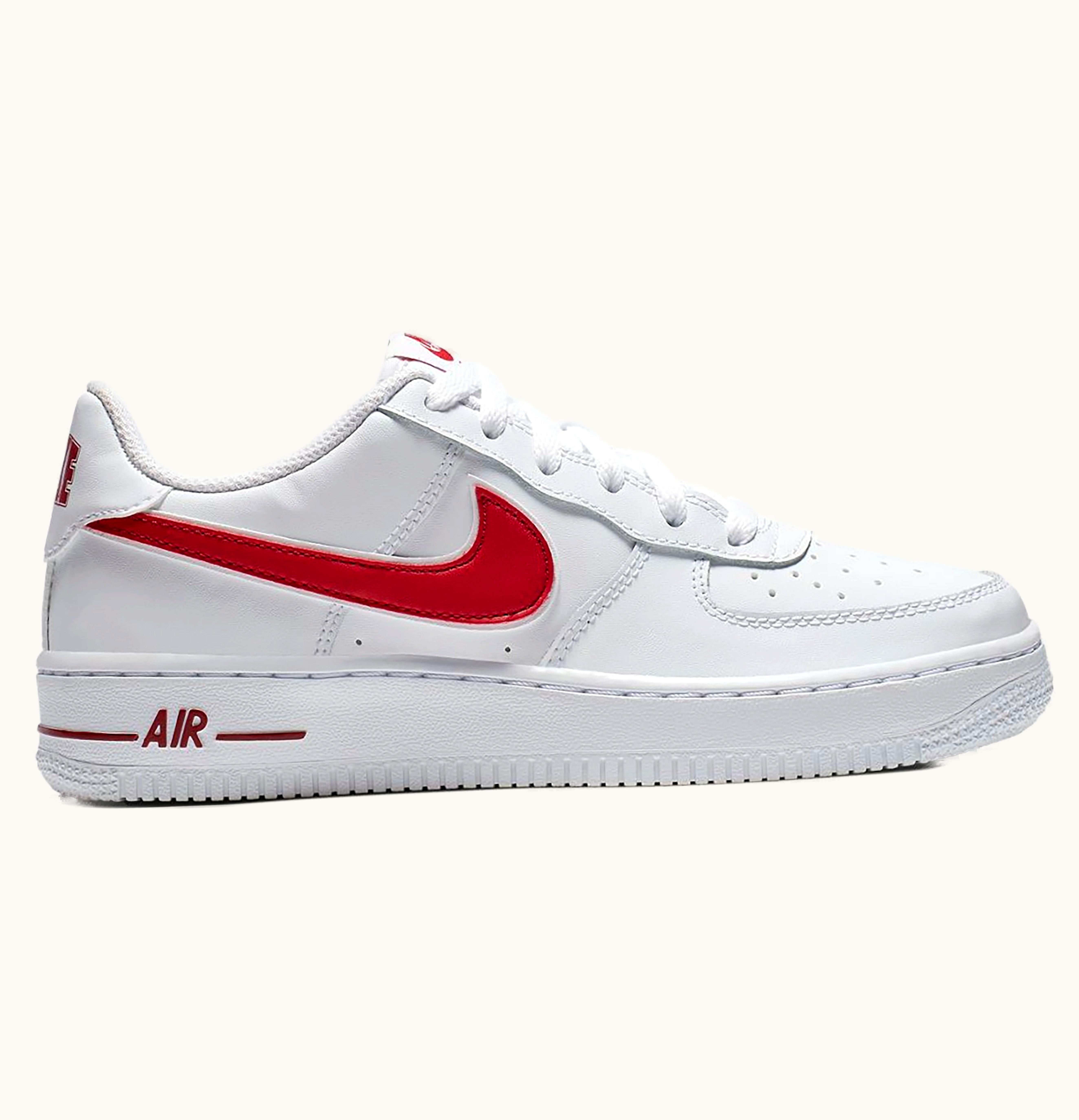 Nike Nike Air Force 1 Low White Gym Red GS