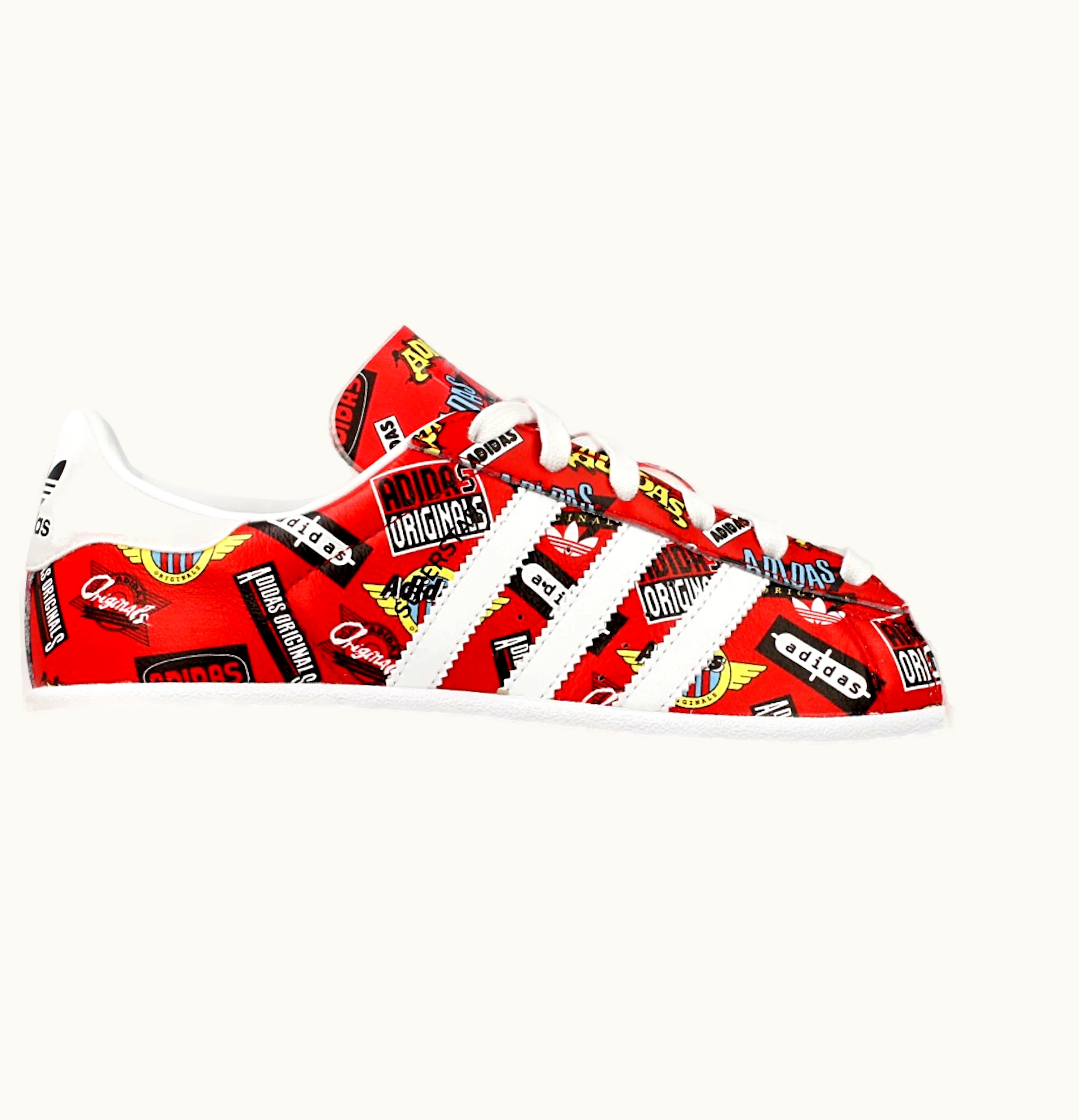 Adidas adidas Superstar Nigo Allover Print Red