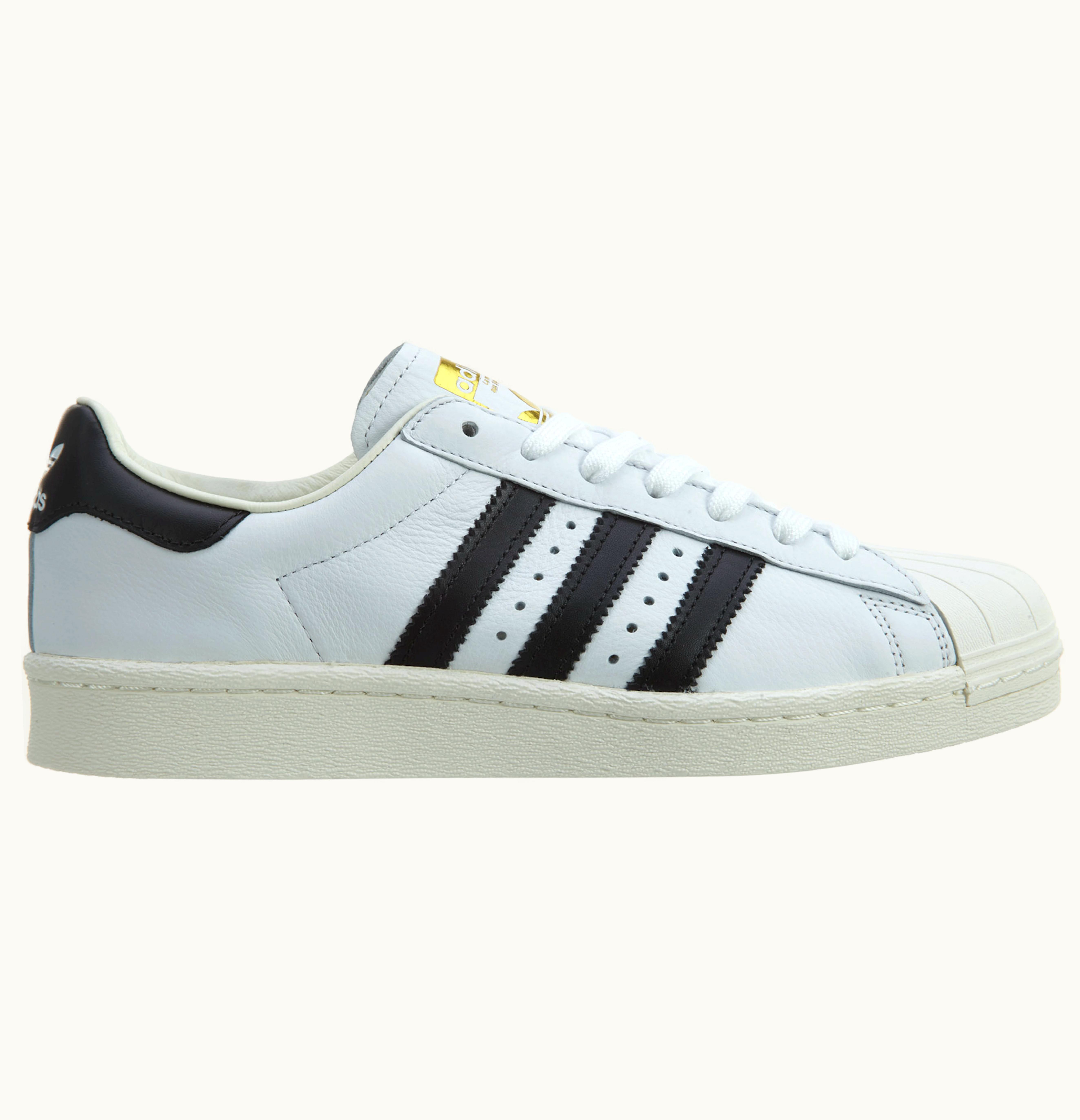 Adidas adidas Superstar White Black Gold Metallic