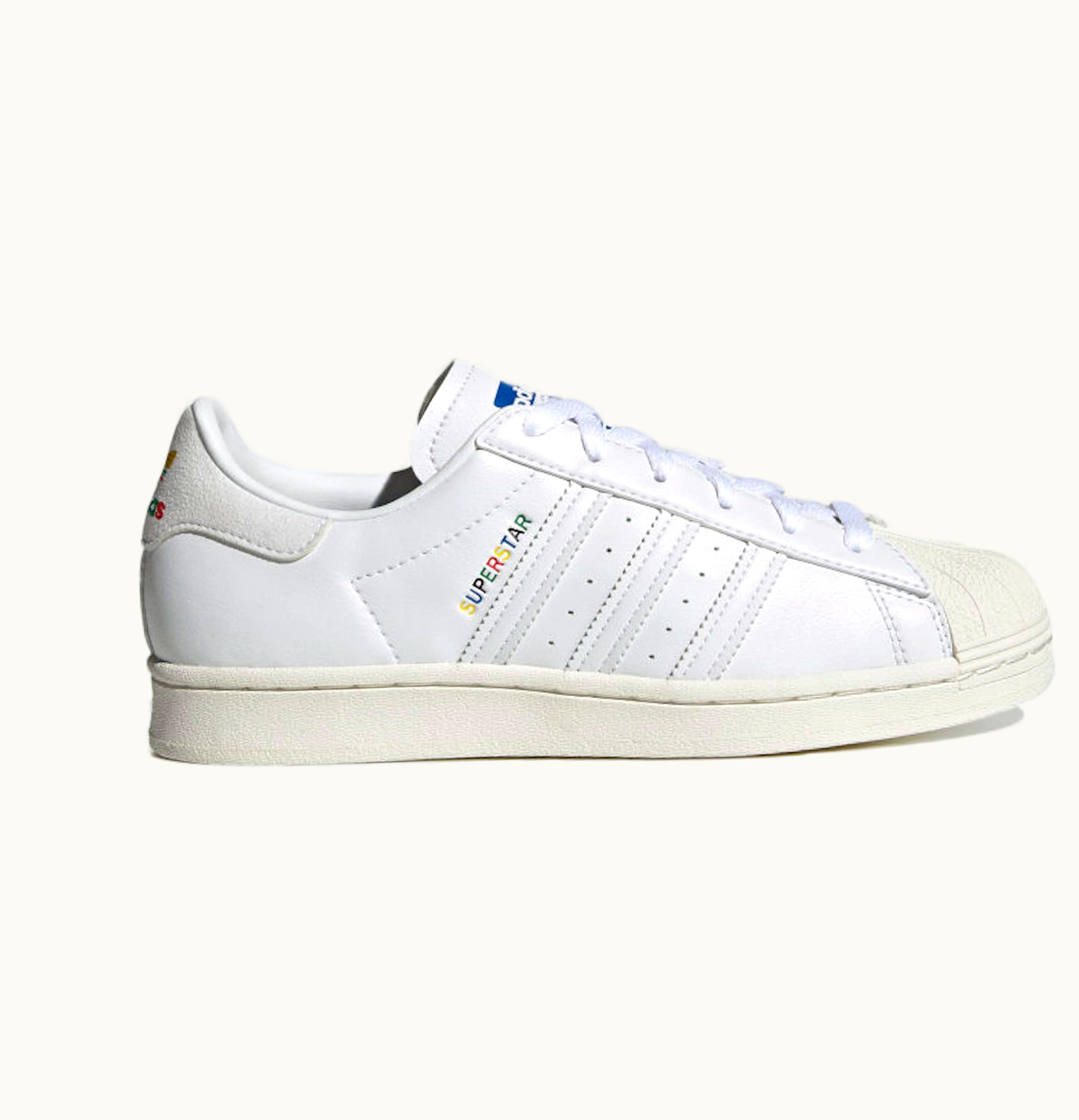 Adidas adidas Superstar White Rainbow Logo W