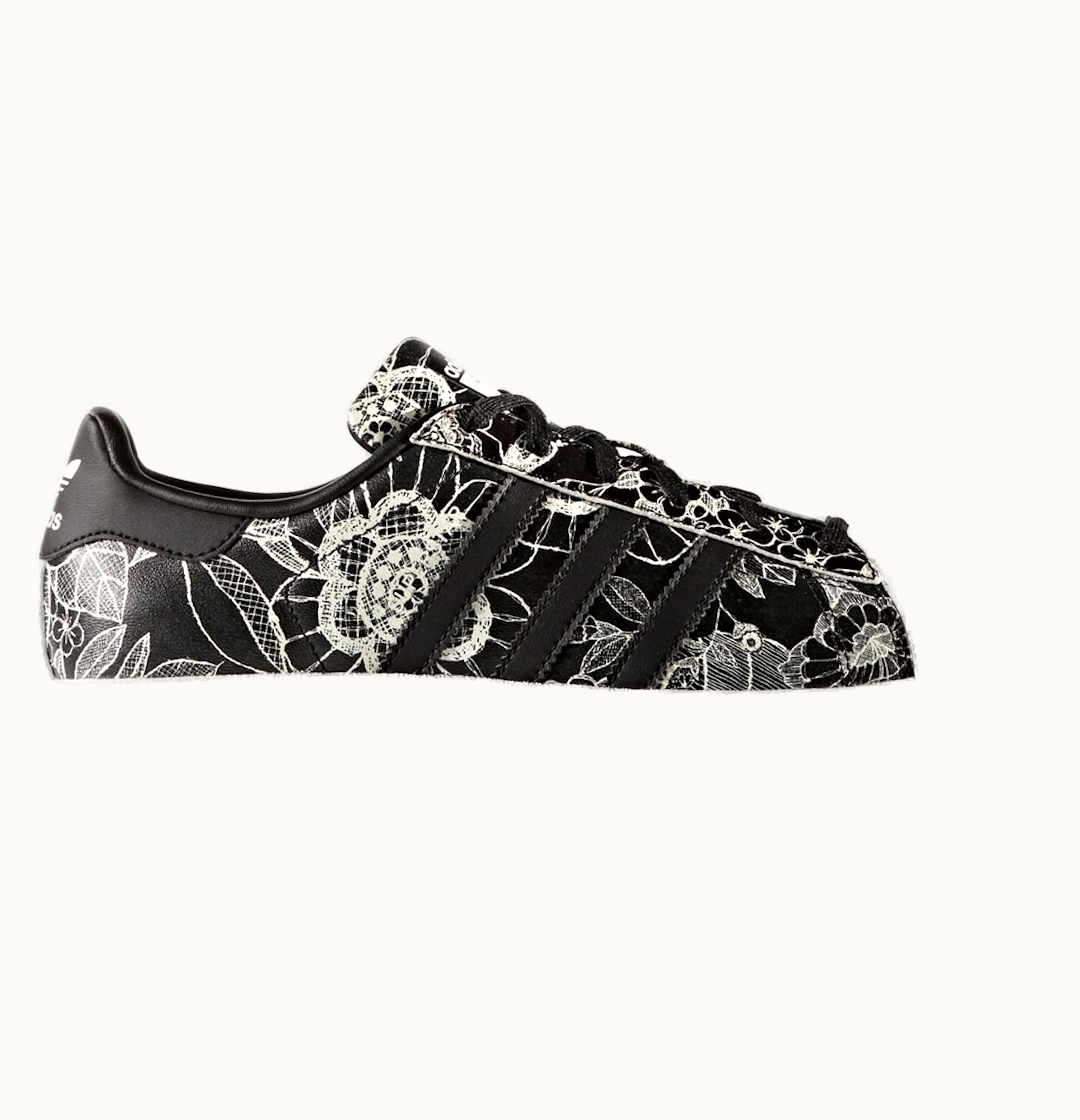 Adidas adidas Superstar Black Flower Print W