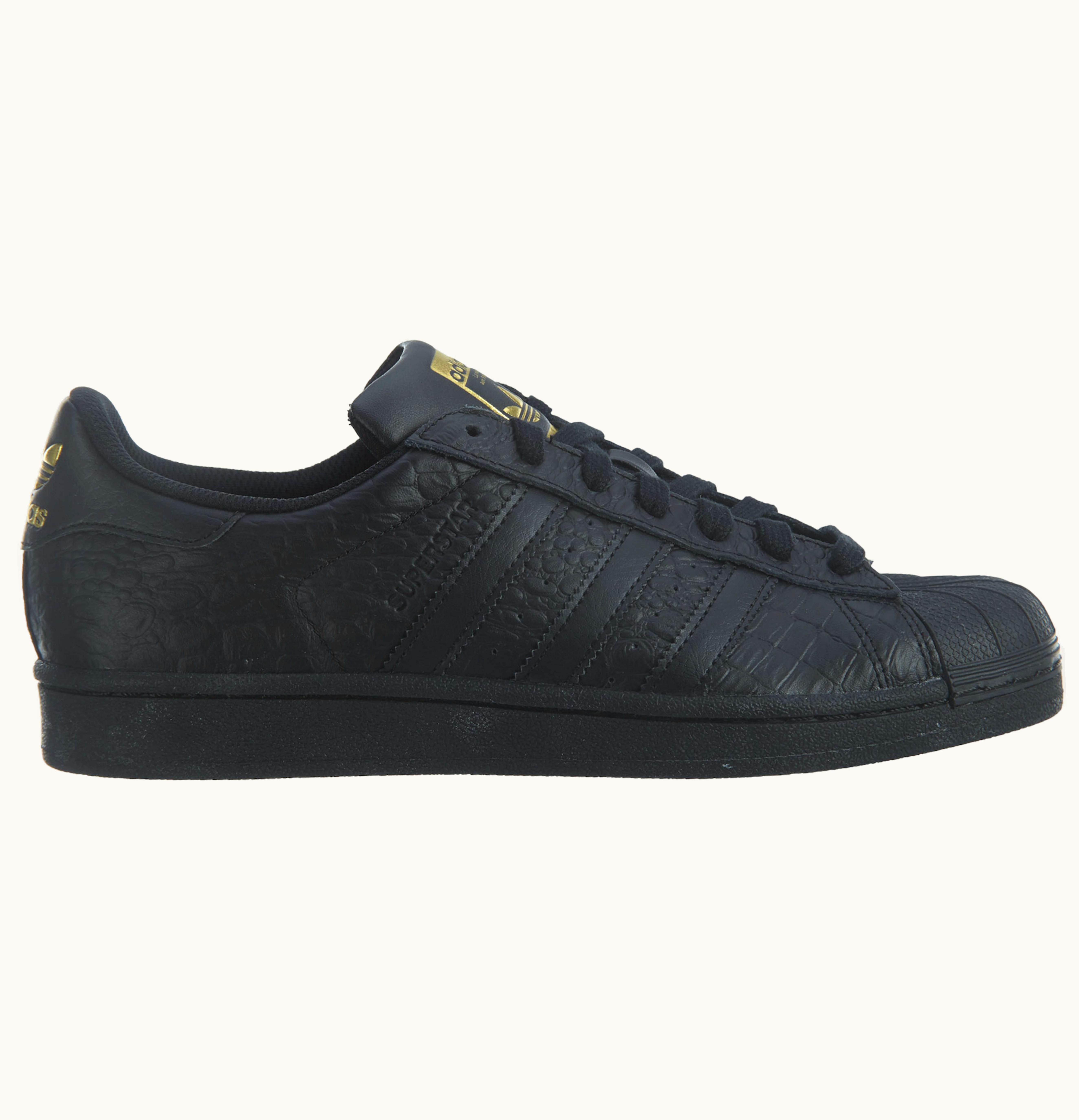 Adidas adidas Superstar Black Black Gold Metallic