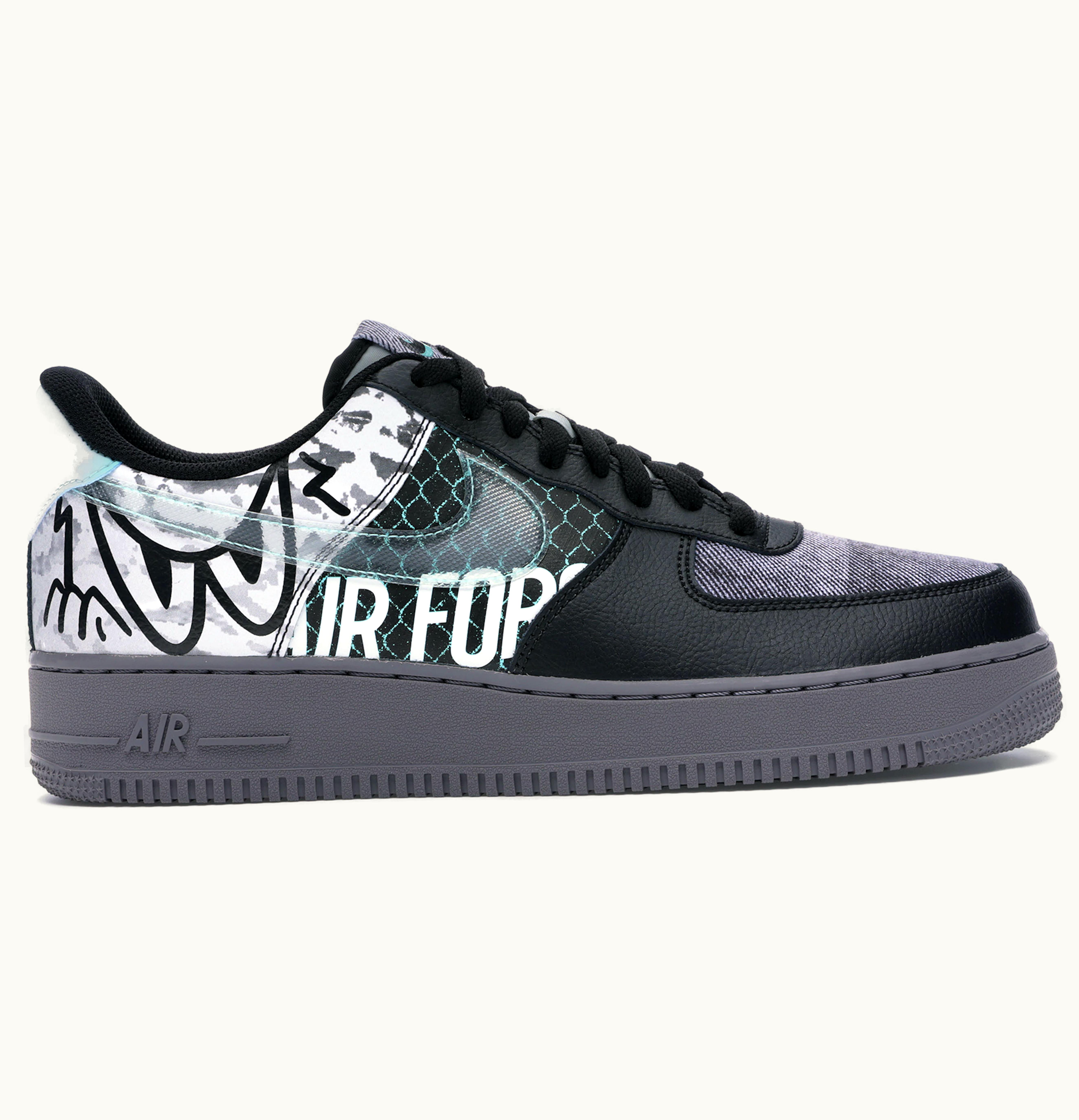 Nike Nike Air Force 1 Low Off Noir Pure Platinum