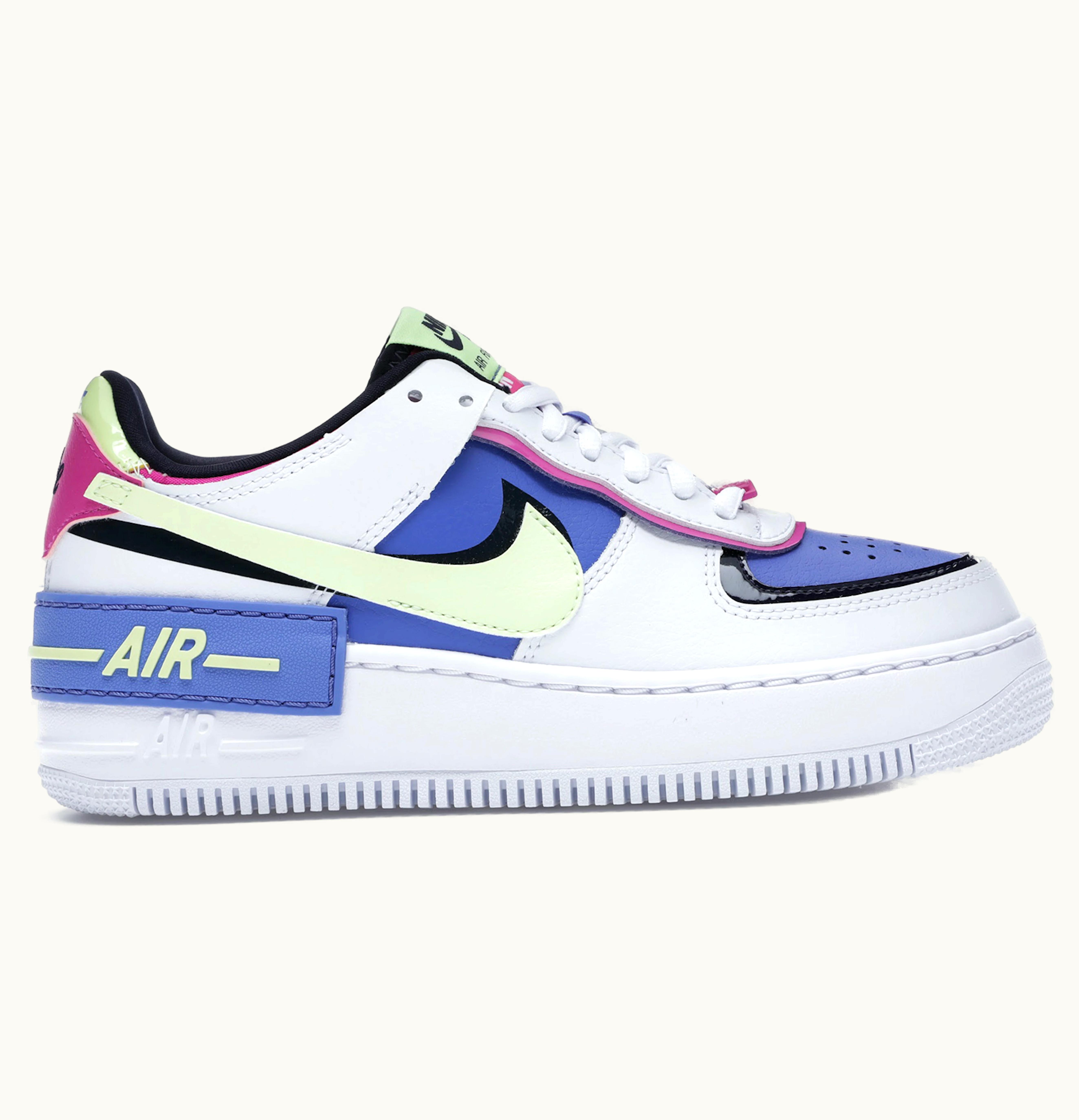 Nike Nike Air Force 1 Shadow White Sapphire Barely Volt W