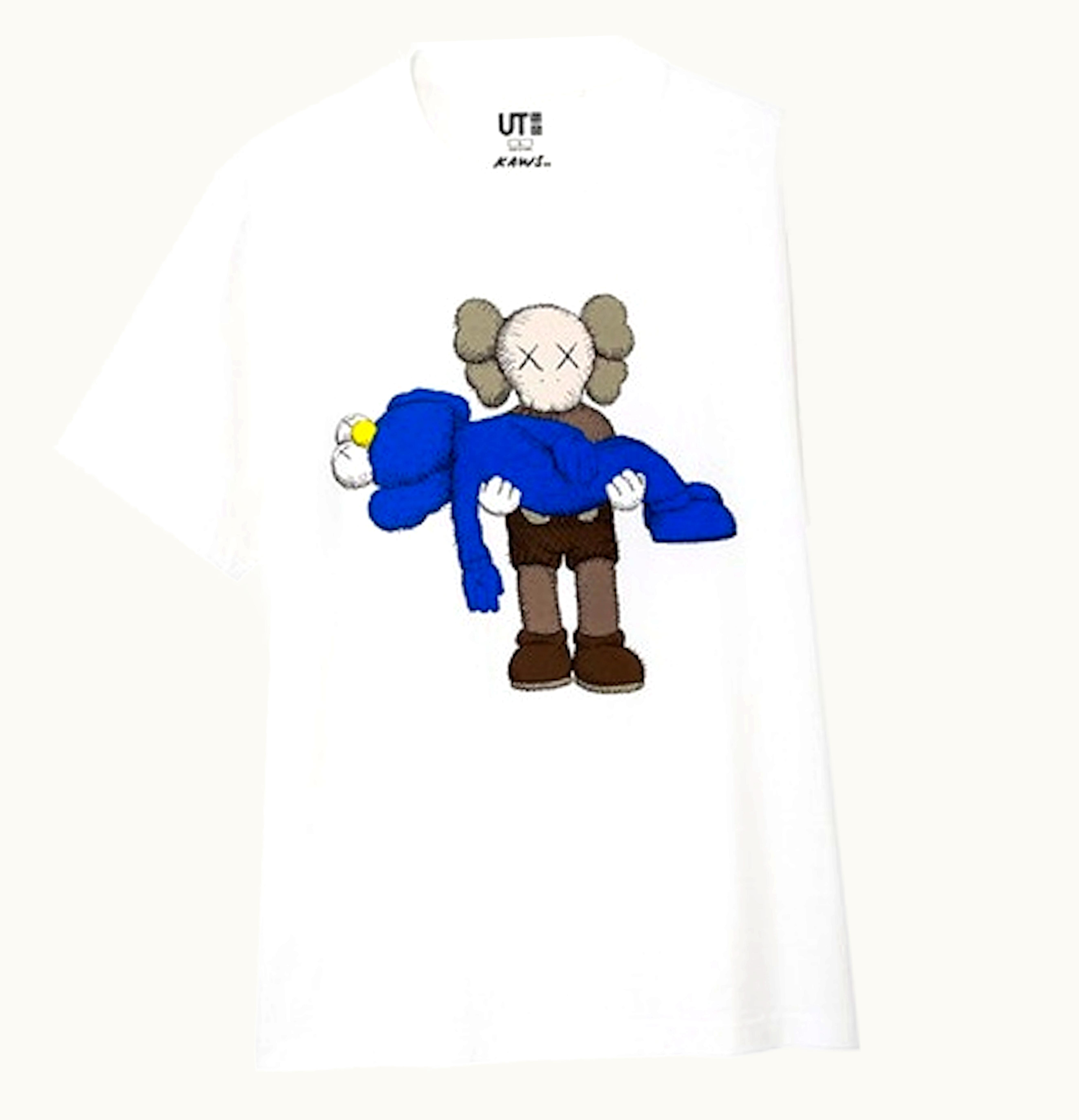 KAWS KAWS x Uniqlo Gone Tee Japanese Sizing White