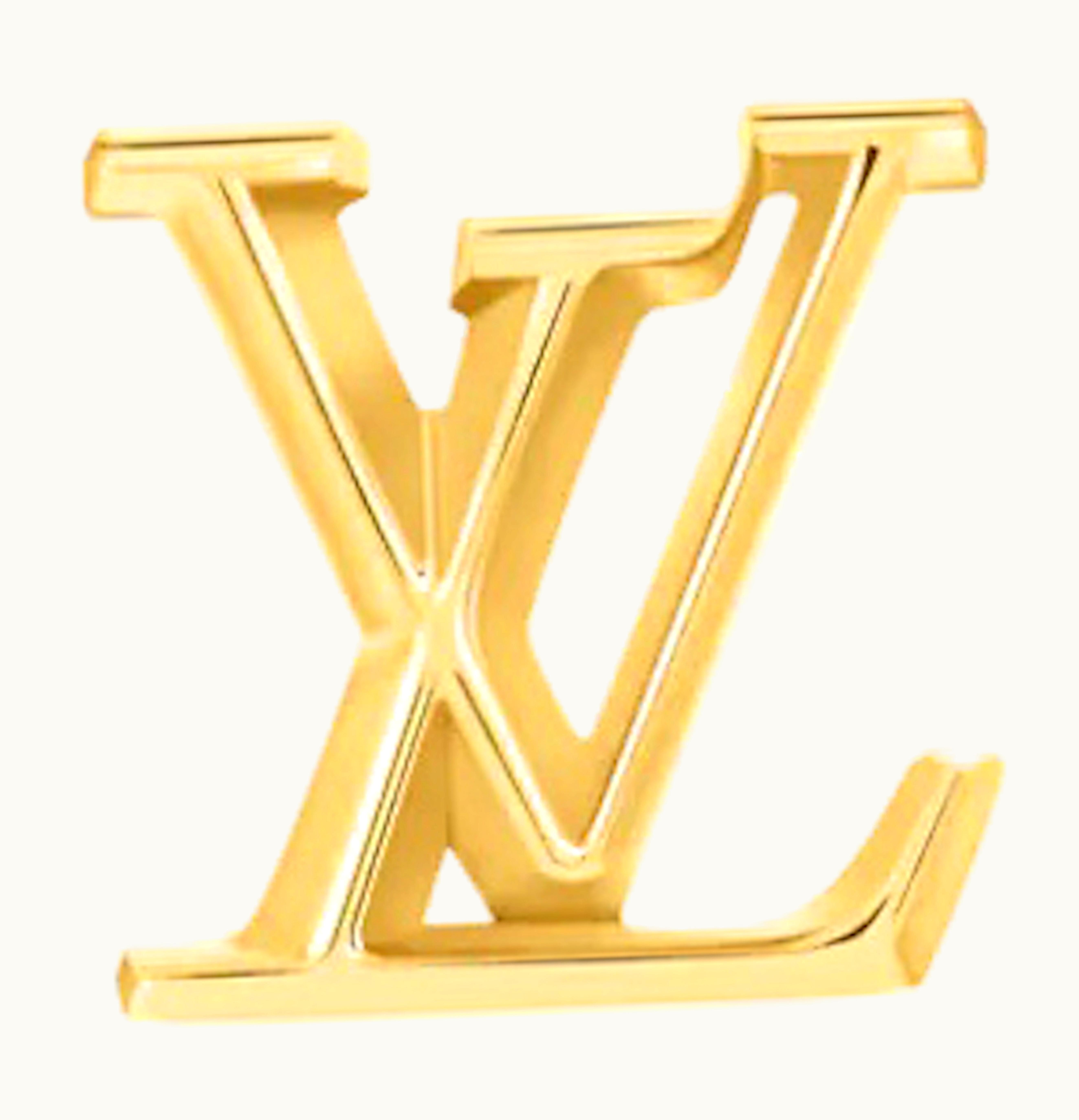 Louis Vuitton Louis Vuitton NIGO Virgil Abloh Pyramidal LV Ear Stud Yellow Gold 18k