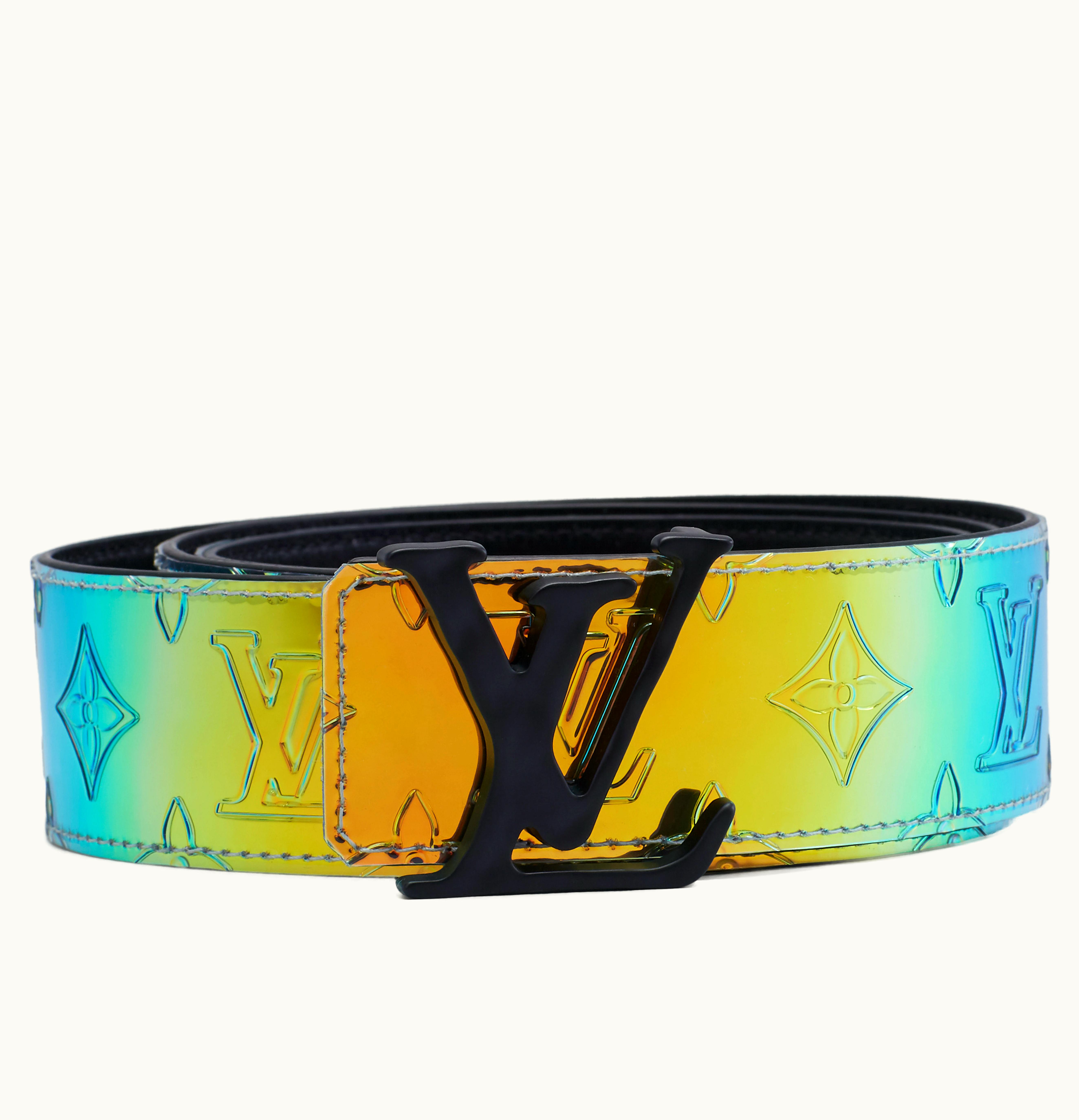 Louis Vuitton Louis Vuitton LV Shape Reversible Belt Monogram 40MM Prism Black