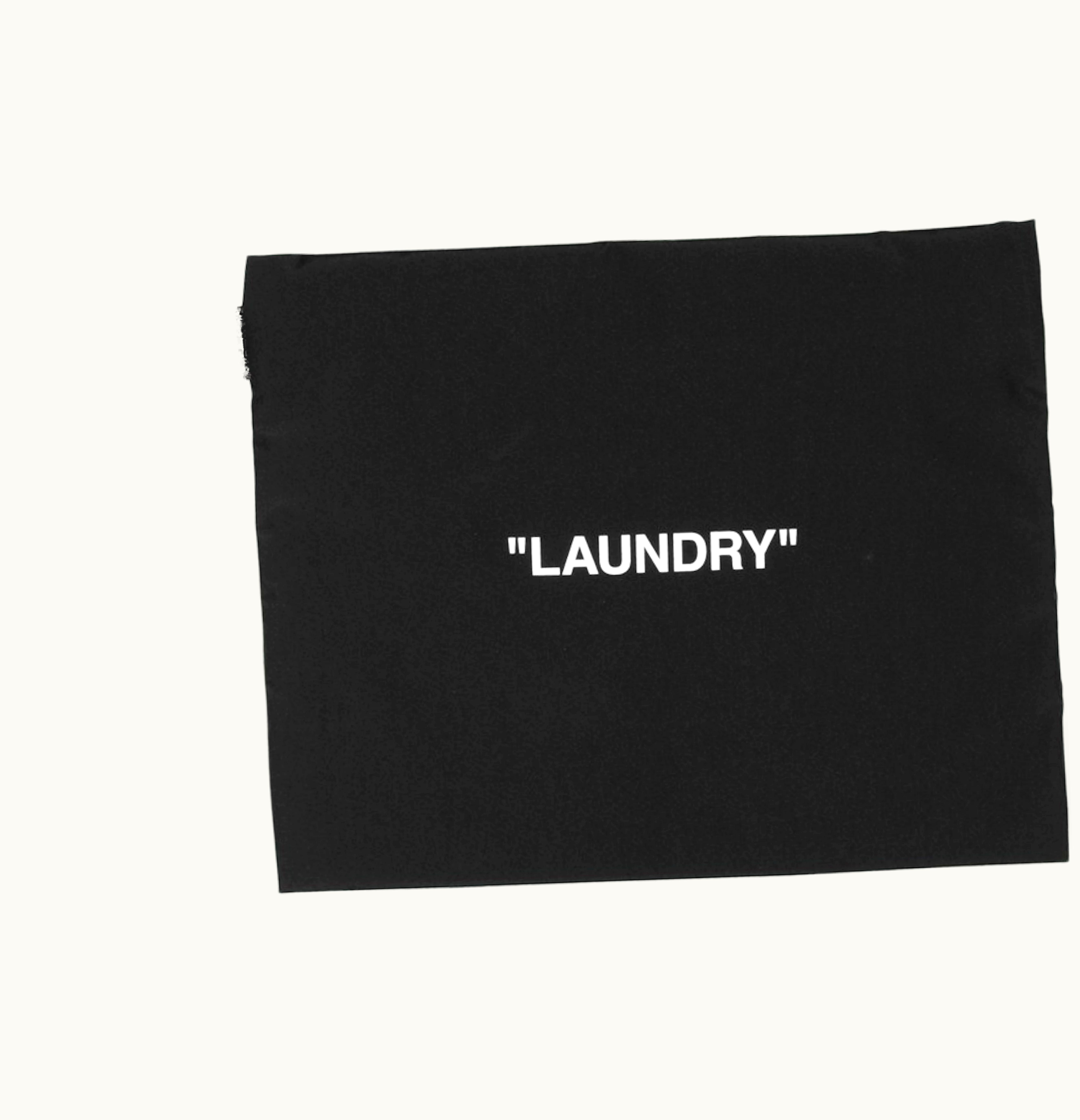 OFF-WHITE OFF WHITE Laundry Pouch Black White