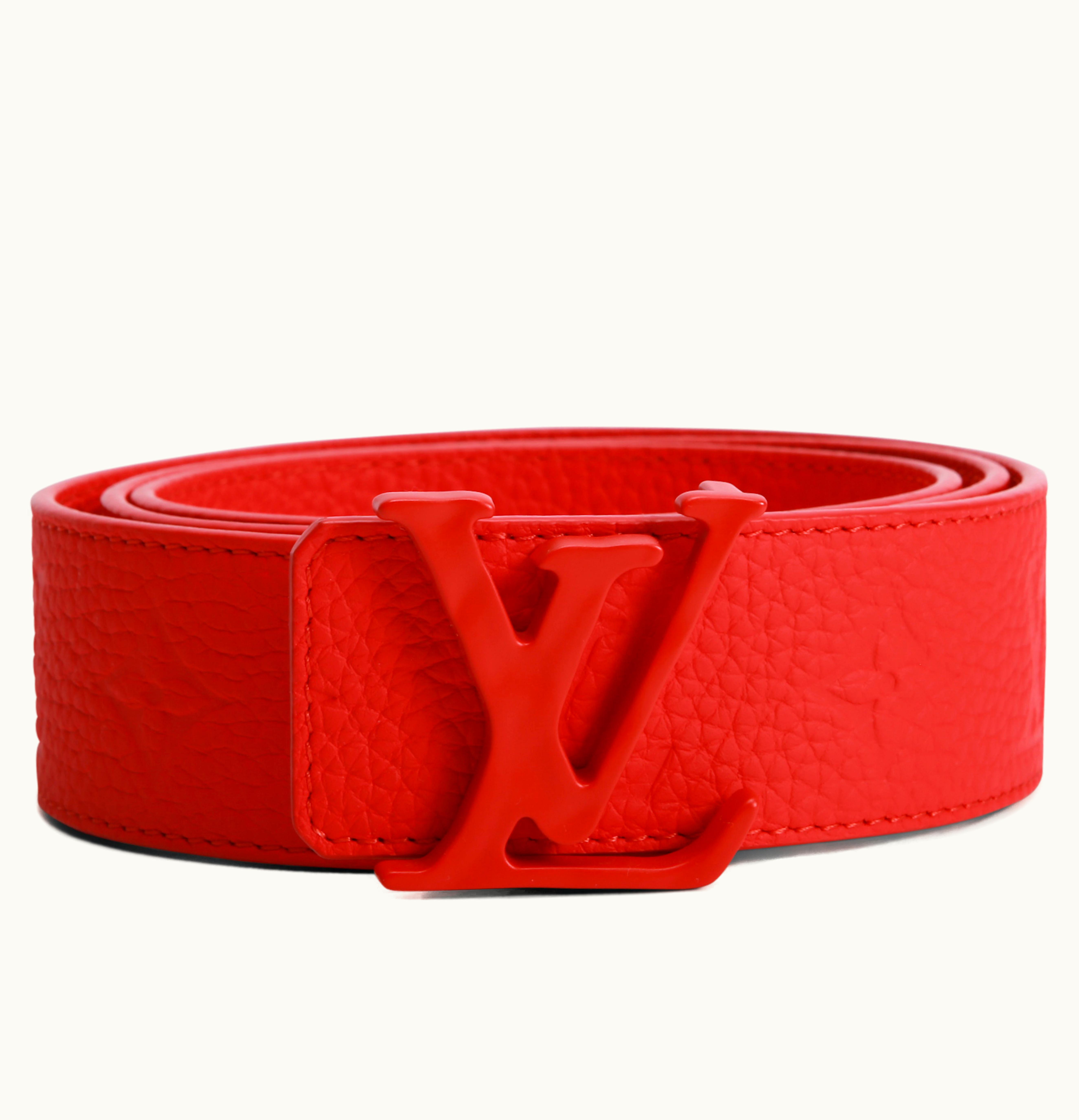 Louis Vuitton Louis Vuitton Belt LV Initiales Monogram Empreinte 40MM Rouge