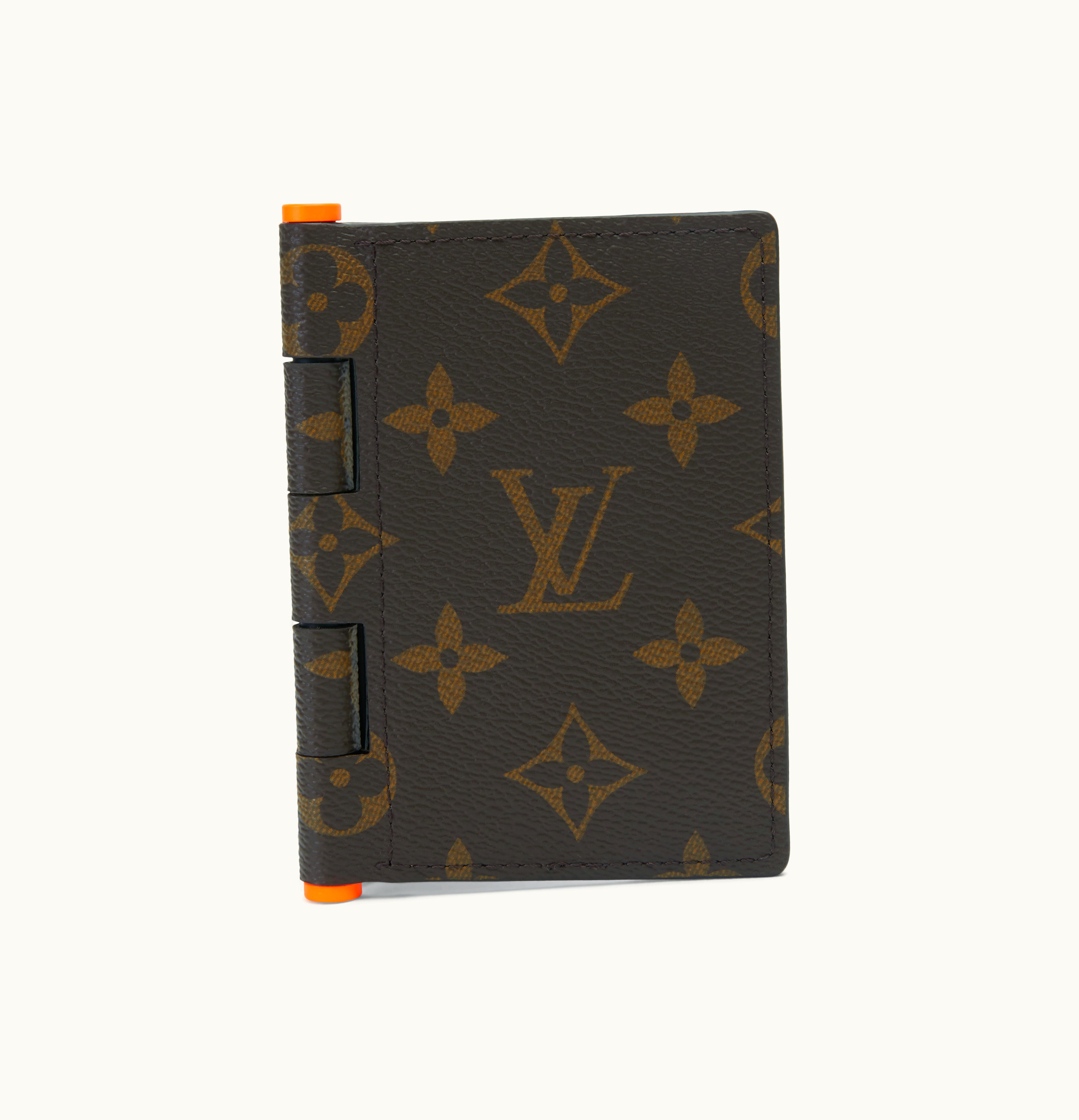 Louis Vuitton Louis Vuitton Pocket Organizer Monogram Solar Ray Orange Brown