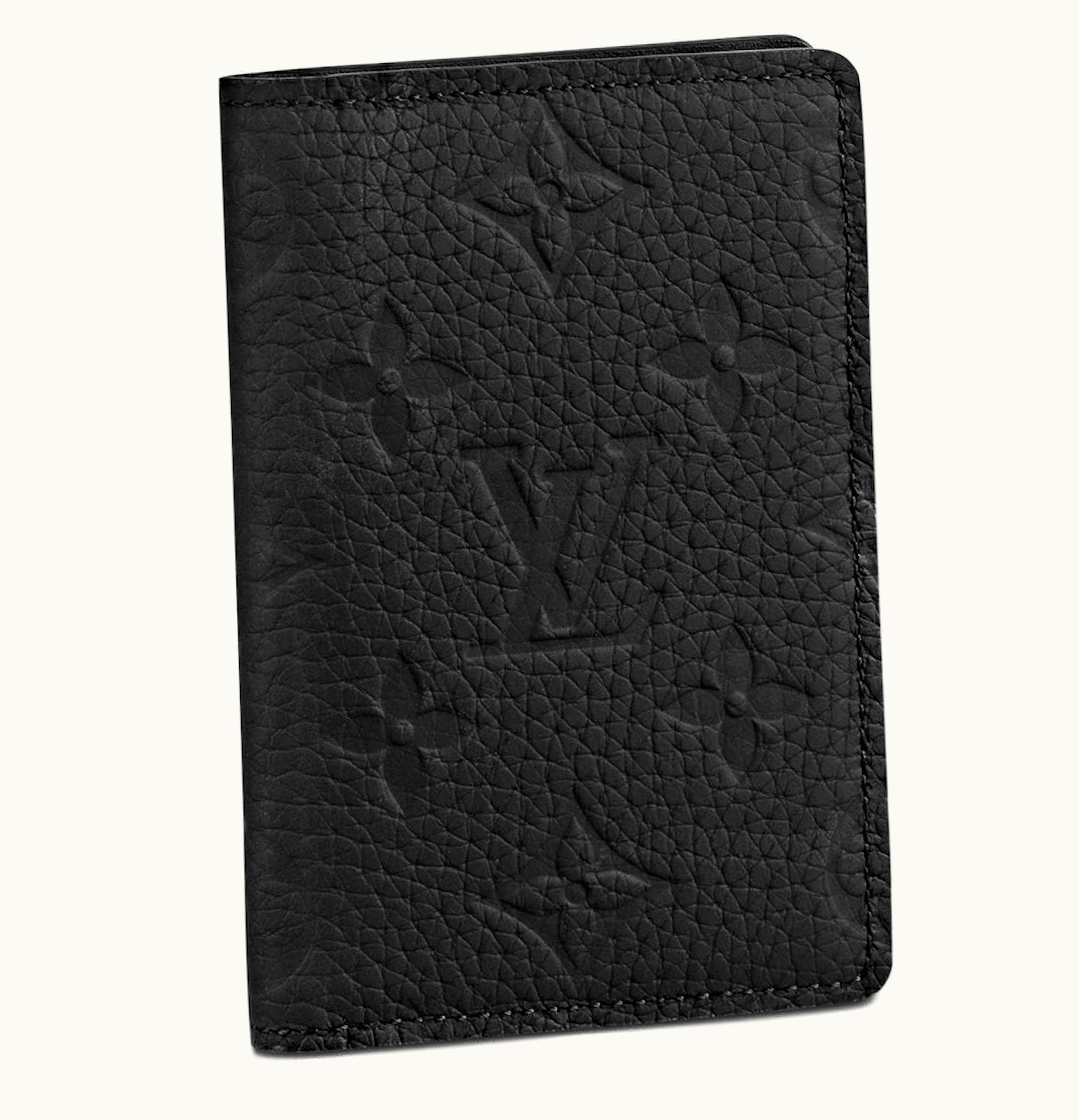 Louis Vuitton Louis Vuitton Pocket Organizer Monogram Taurillon Noir