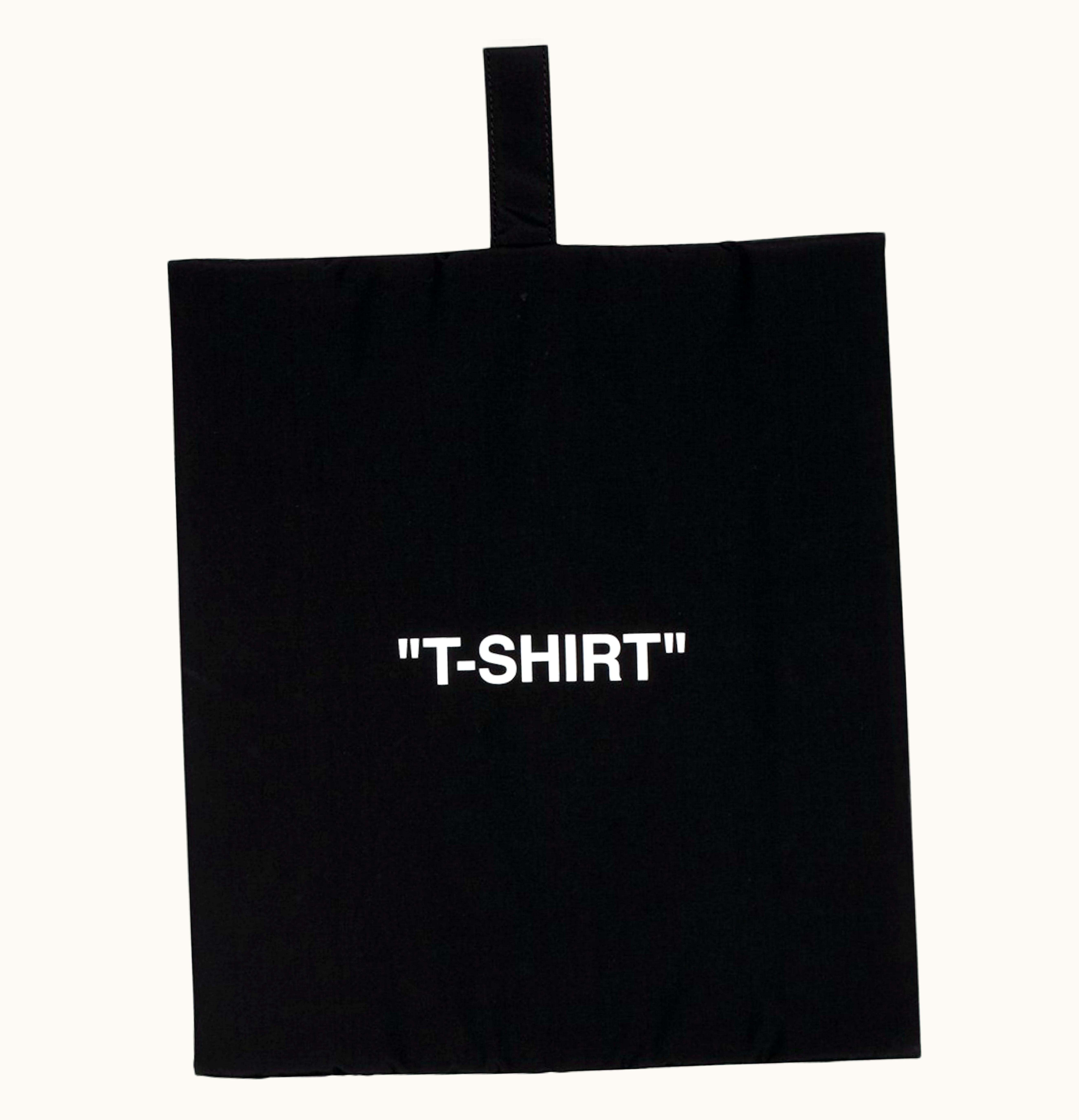 OFF-WHITE OFF WHITE T Shirt Pouch Black White