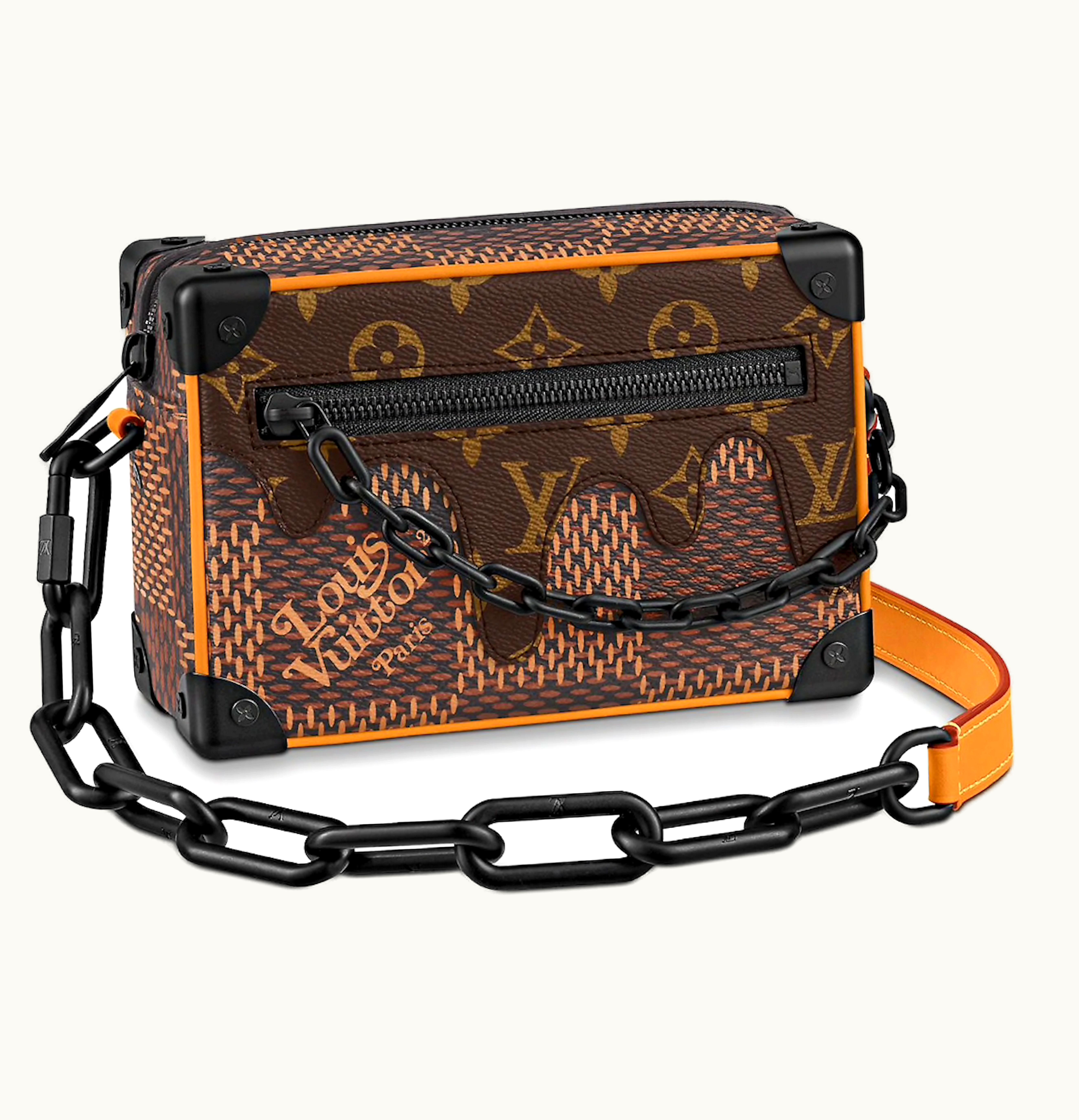 Louis Vuitton Louis Vuitton x Nigo Soft Trunk Damier Ebene Giant Mini Brown