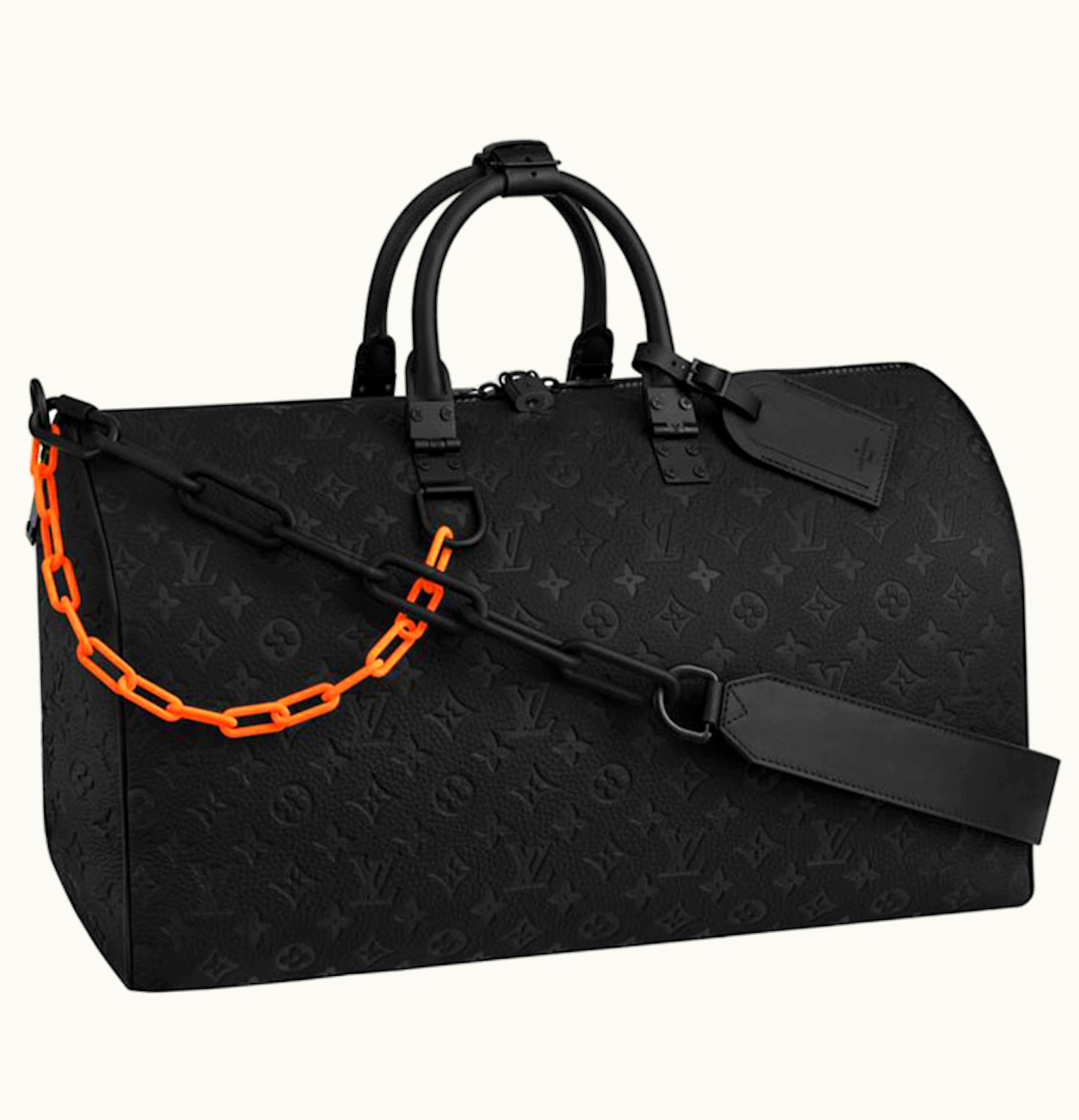 Louis Vuitton Louis Vuitton Keepall Monogram Empreinte 50 Black