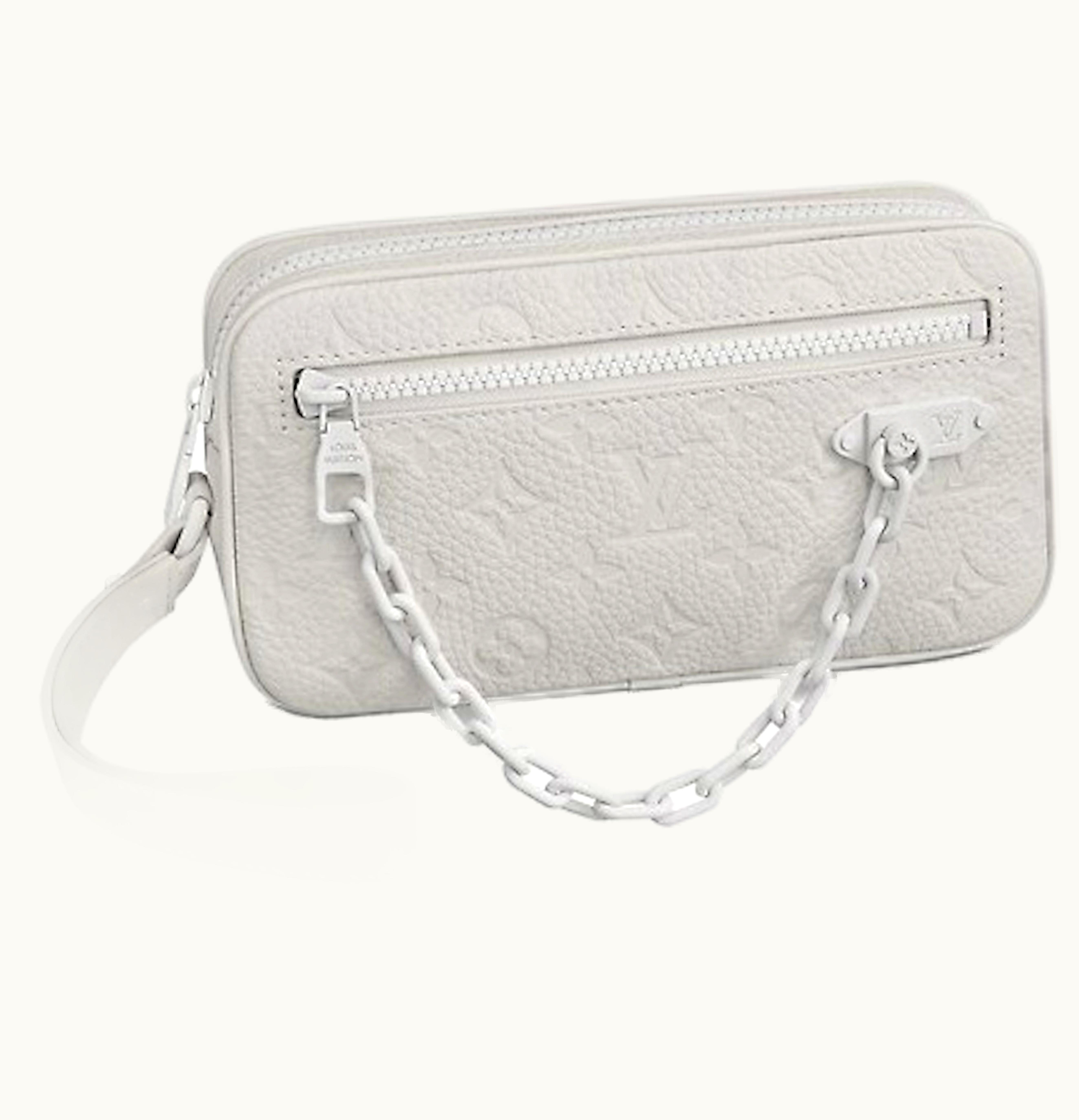 Louis Vuitton Louis Vuitton Pochette Volga Monogram Empreinte White