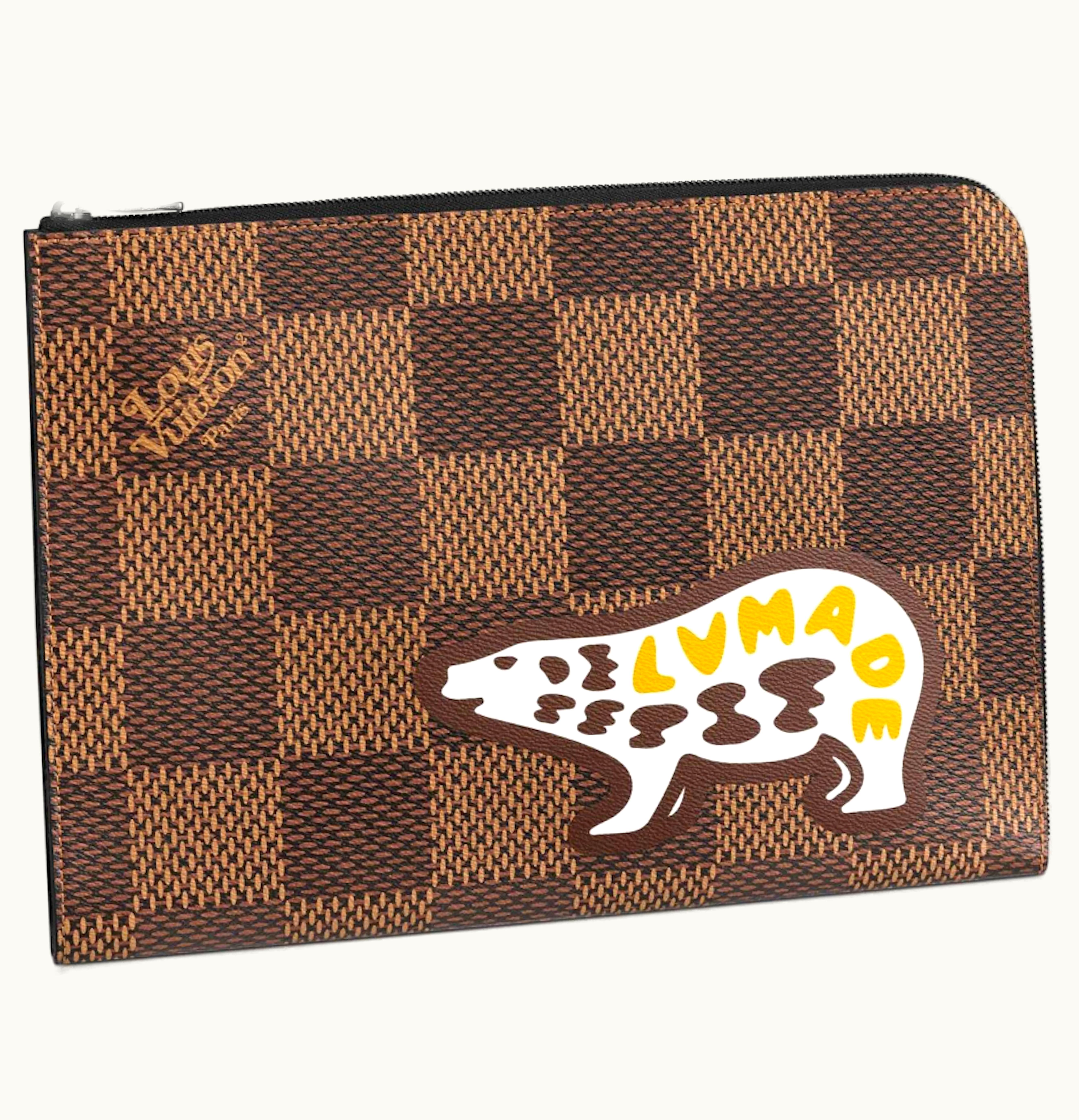 Louis Vuitton Louis Vuitton x Nigo Pochette Jour Damier Ebene Giant GM Brown