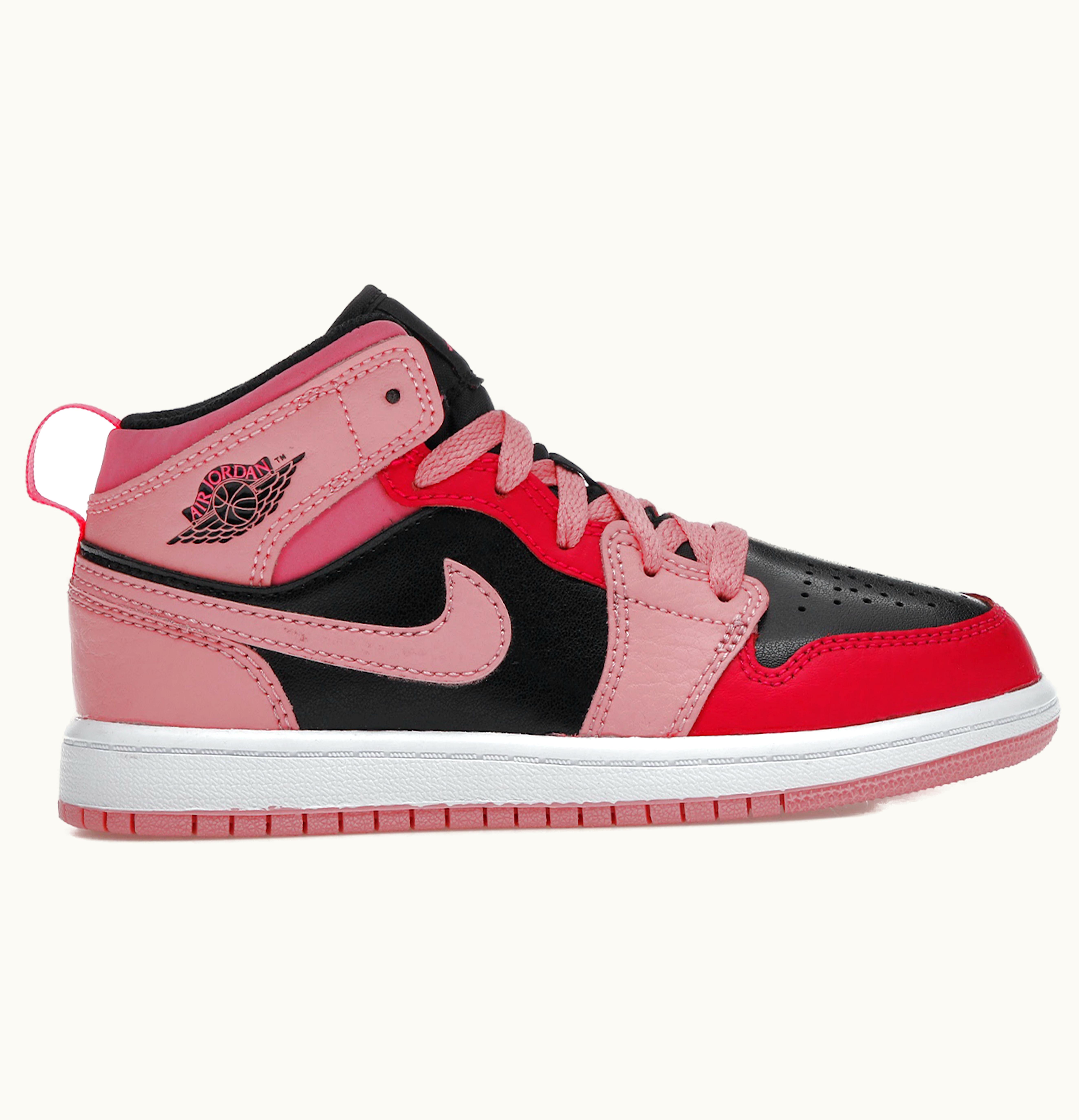 Jordan Air Jordan 1 Mid Coral Chalk PS