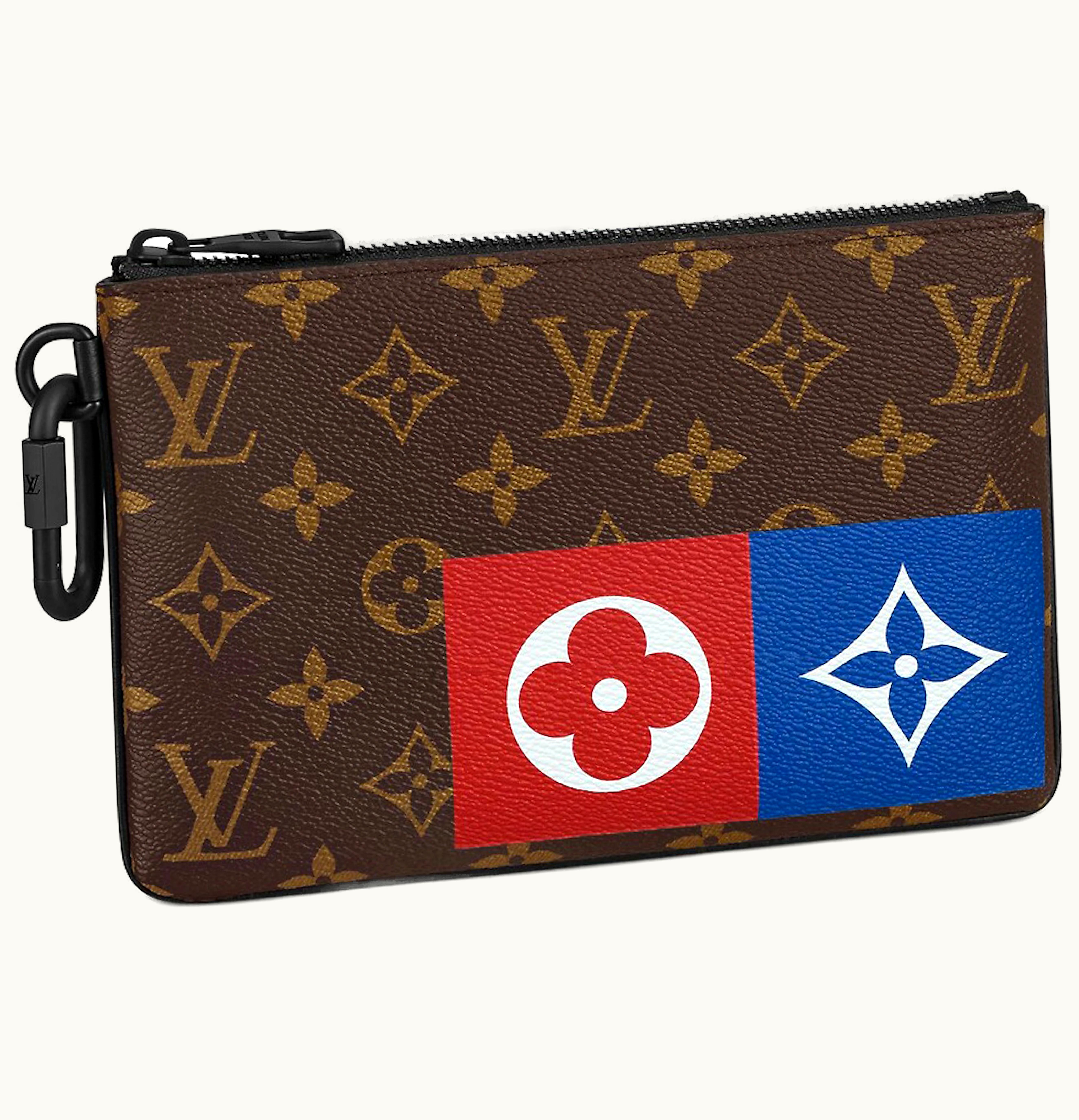 Louis Vuitton Louis Vuitton Zipped Pouch Monogram Logo Story MM Brown