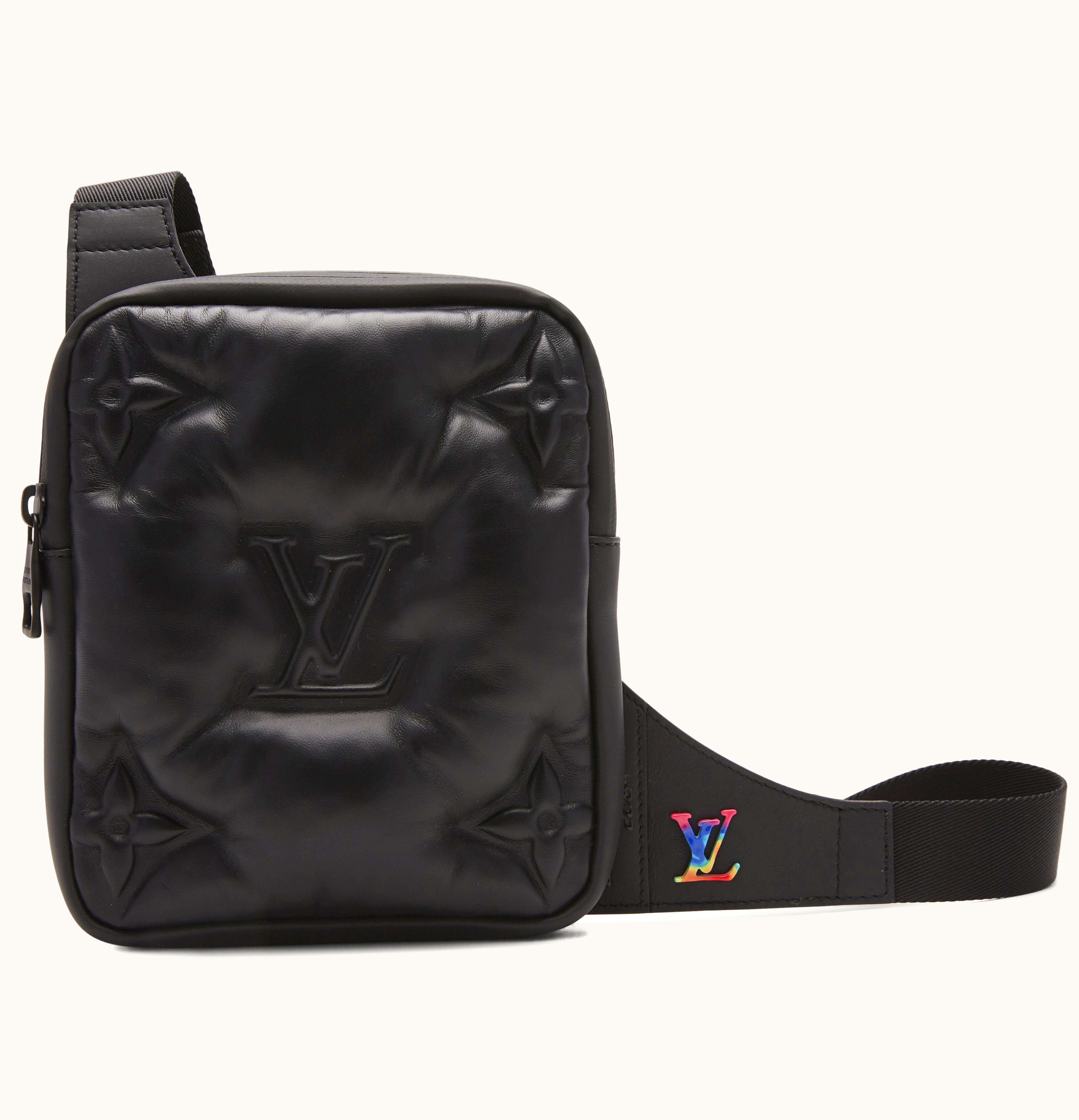 Louis Vuitton Louis Vuitton Asymetrical Sling Bag Monogram Puffer Black