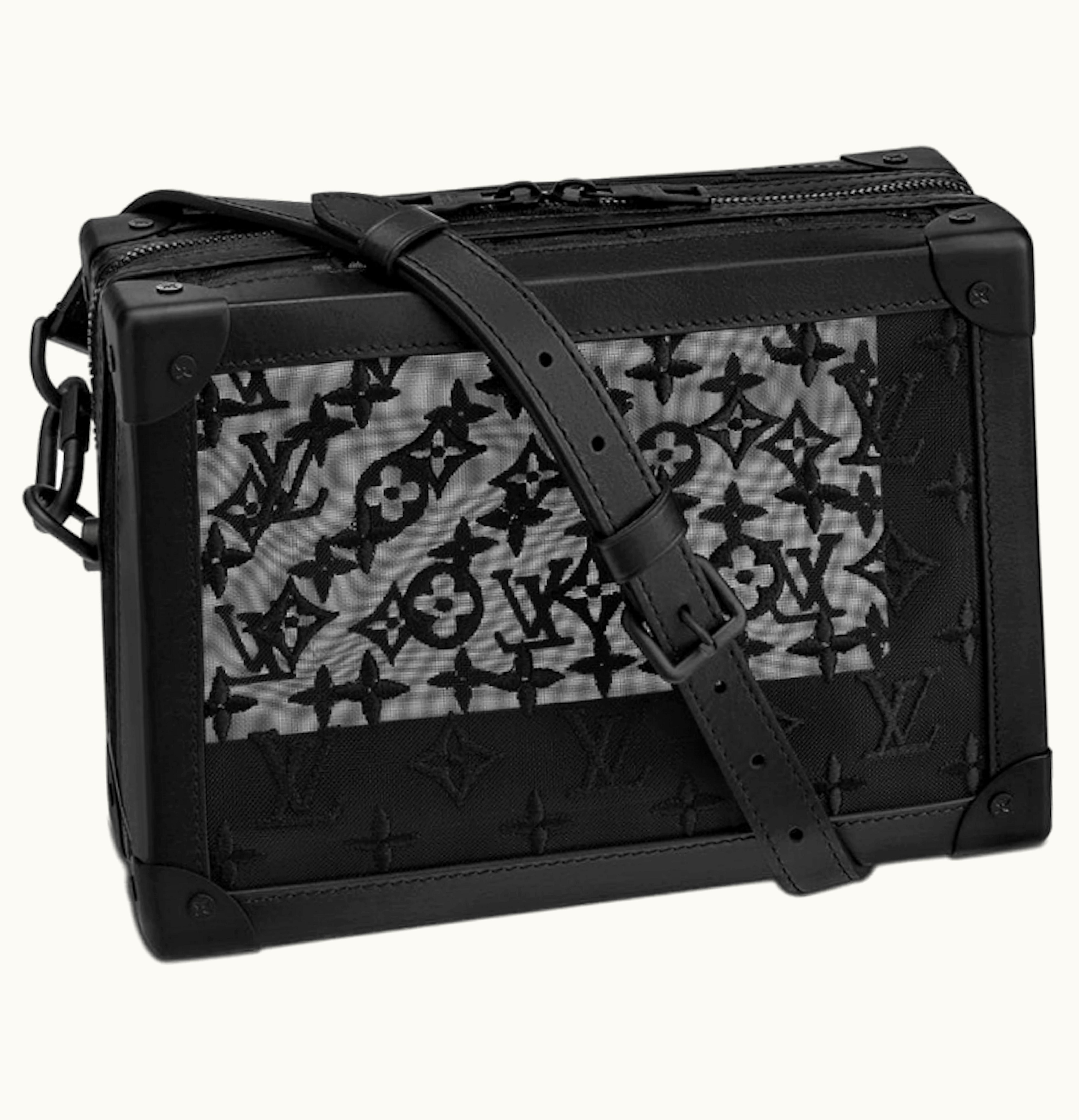 Louis Vuitton Louis Vuitton Soft Trunk Monogram Mesh Black