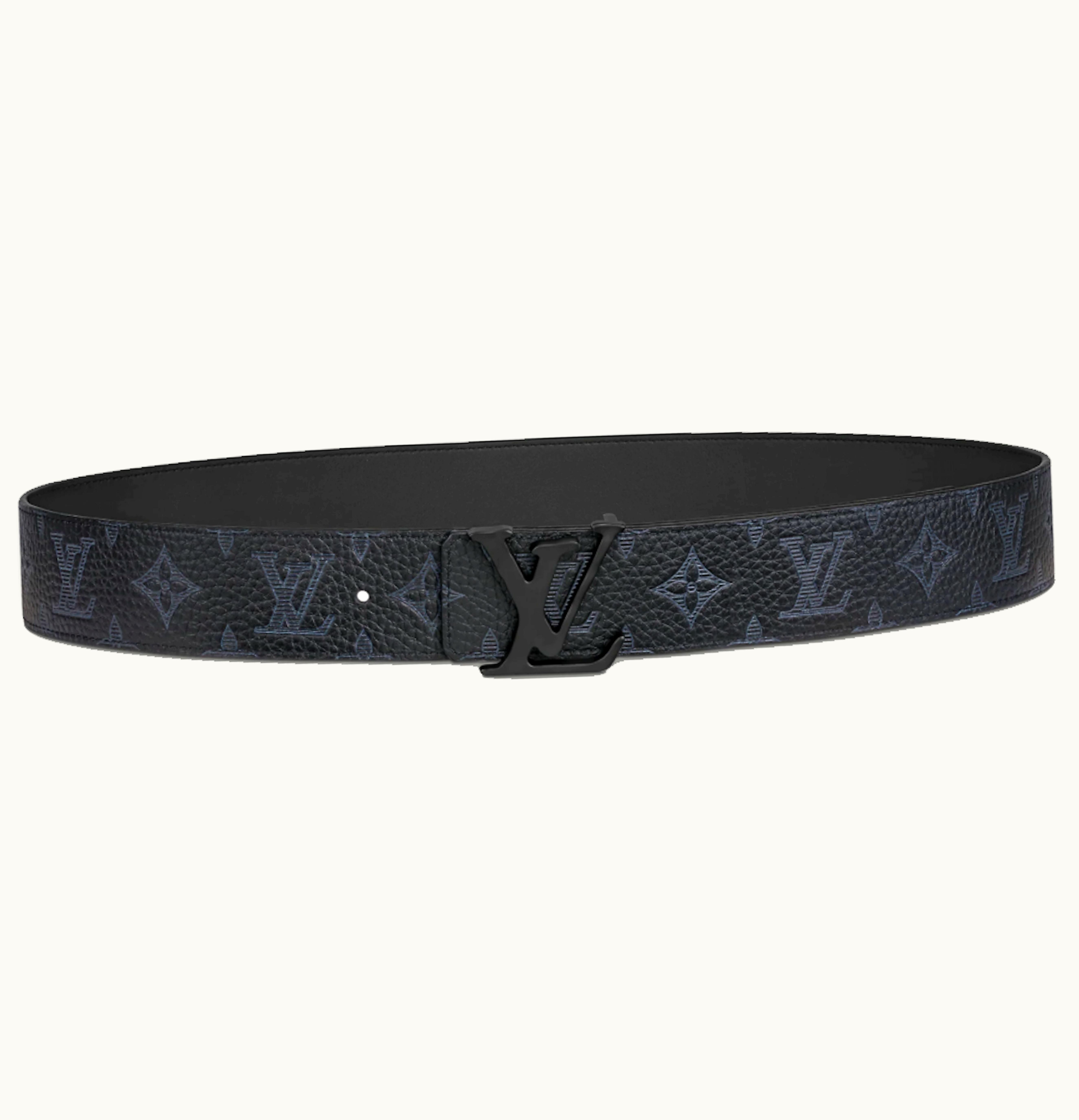 Louis Vuitton Louis Vuitton LV Shape Taurillon Shadow 40MM Reversible Belt