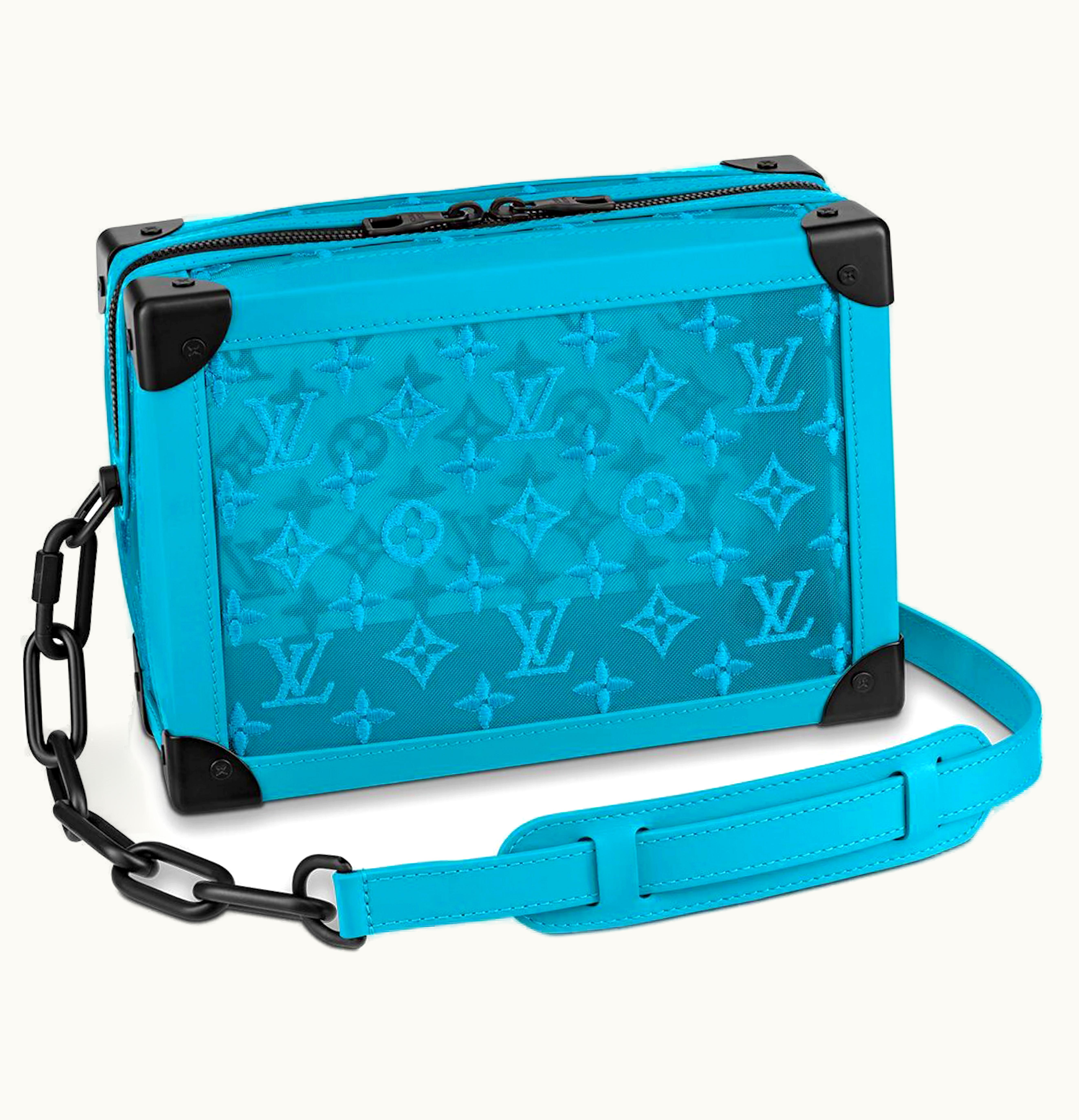 Louis Vuitton Louis Vuitton Soft Trunk Monogram Mesh Blue