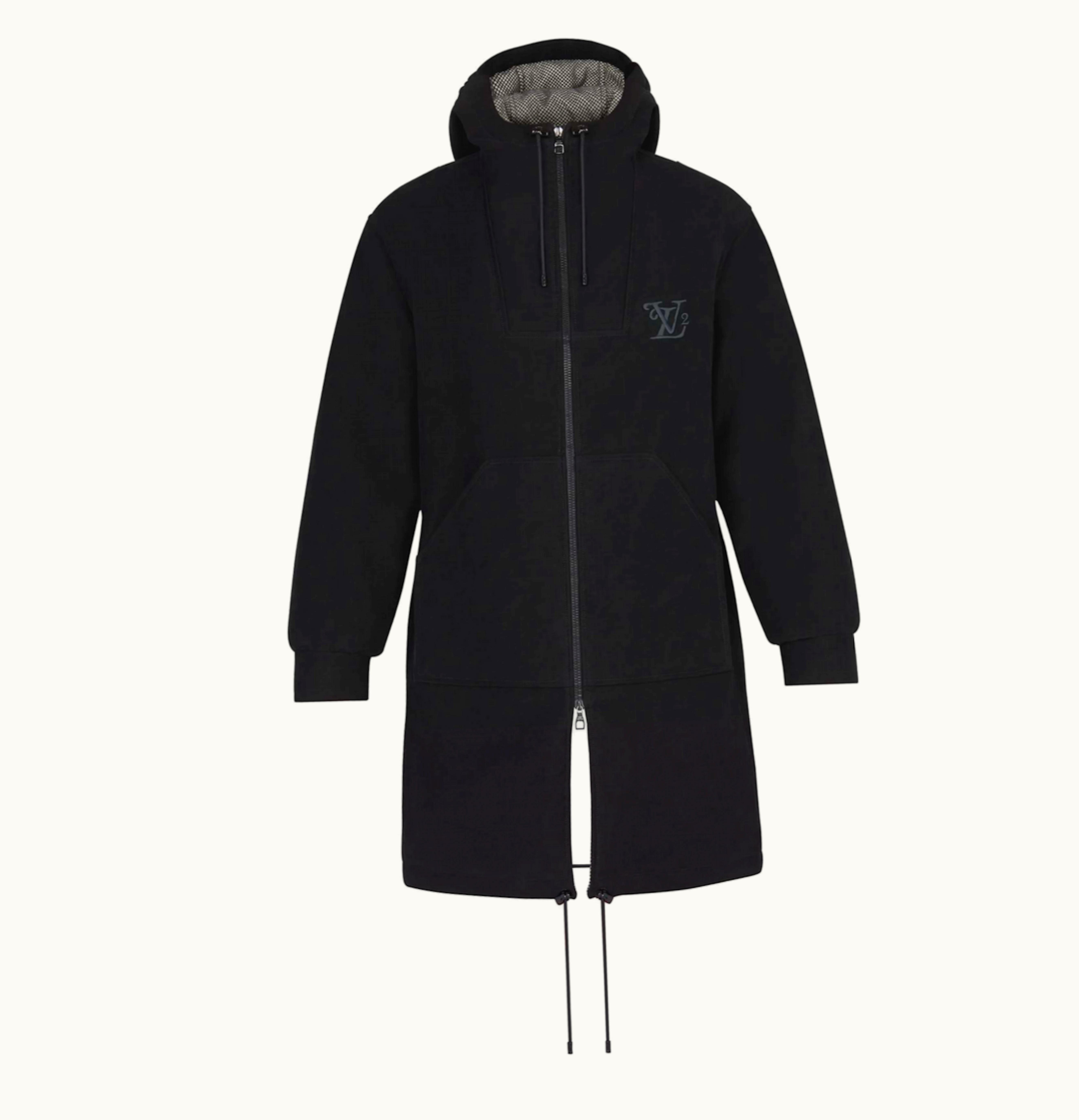 Louis Vuitton Louis Vuitton x Nigo Embroidered Square LV Padded Molskin Parka Noir