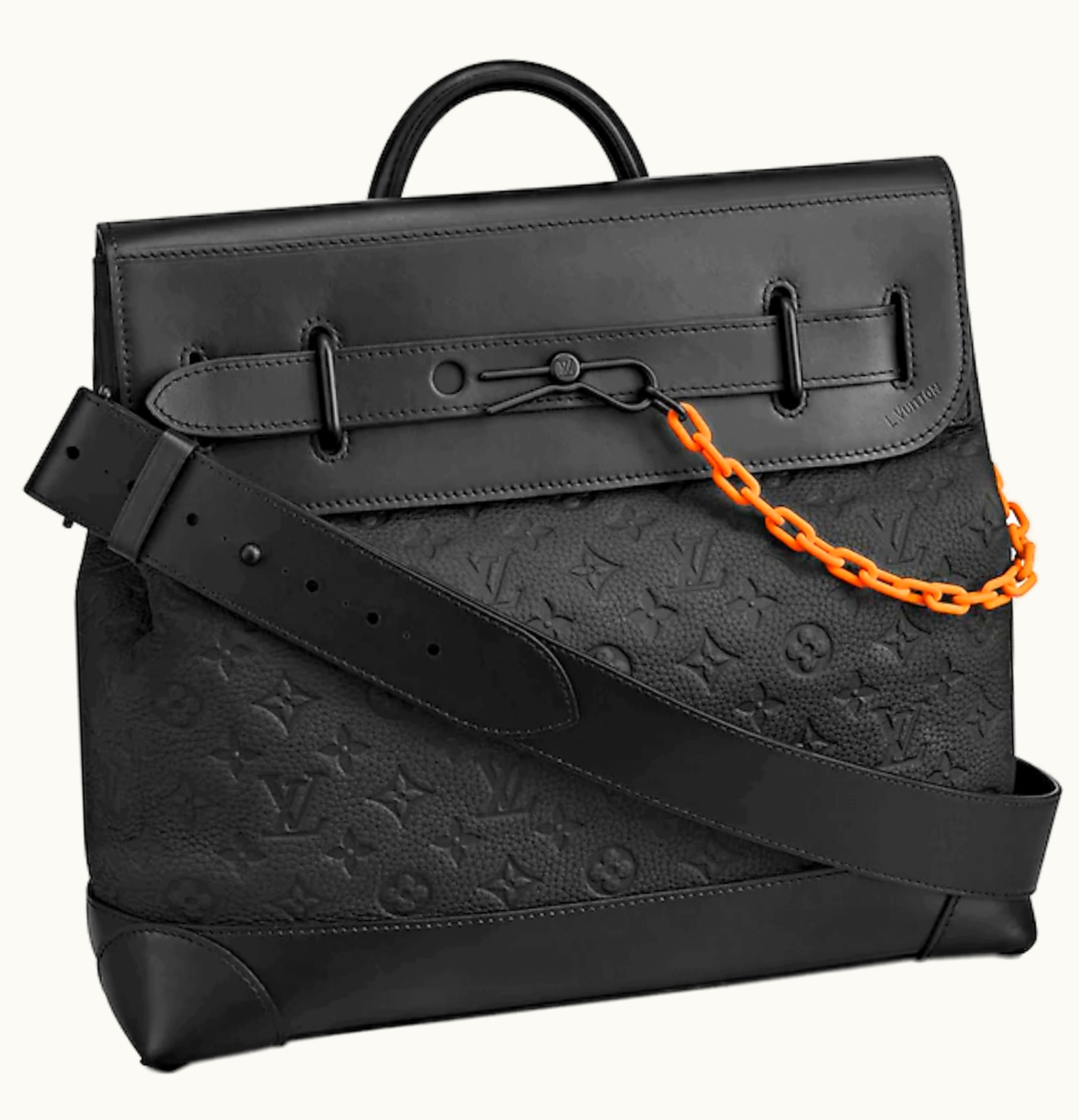 Louis Vuitton Louis Vuitton Steamer Monogram Empreinte PM Black