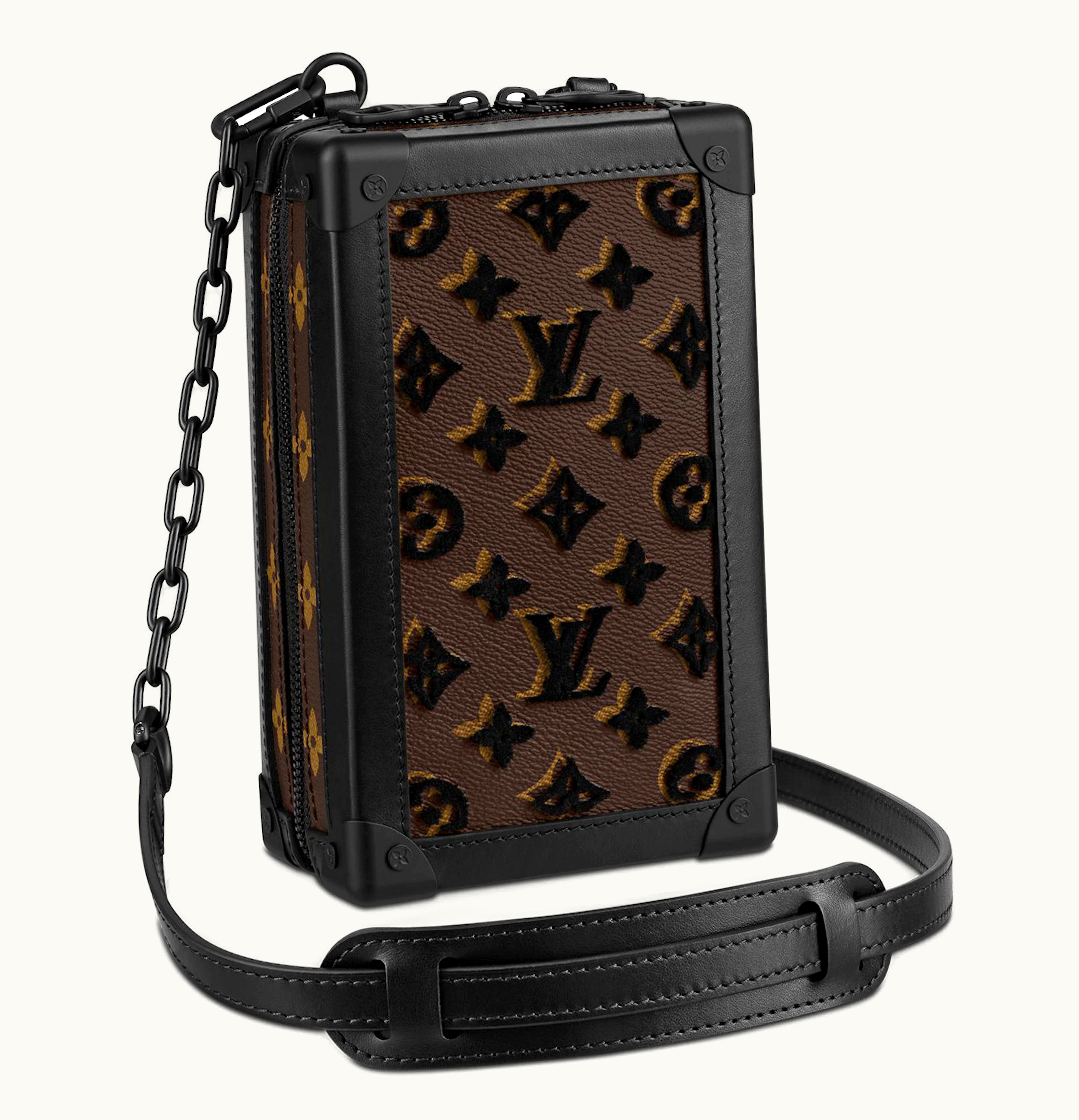 Louis Vuitton Louis Vuitton Vertical Soft Trunk Monogram Black Tuffetage