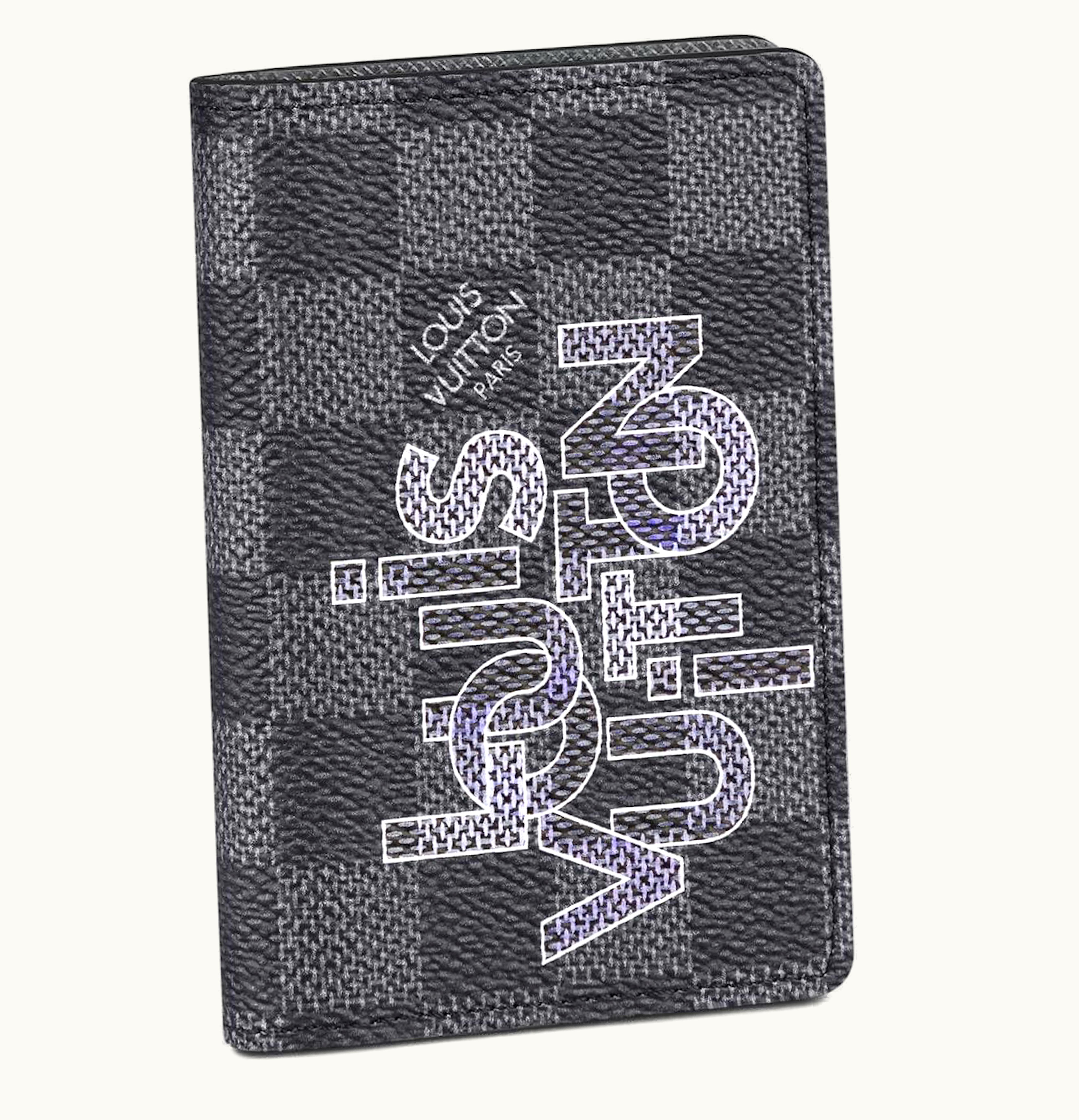 Louis Vuitton Louis Vuitton Pocket Organizer Damier Graphite Link Gris Lining