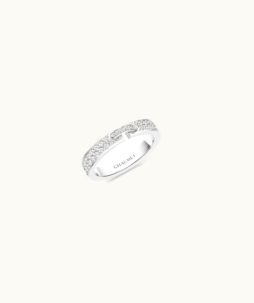 Chaumet Chaumet Liens Évidence Wedding Band White Gold, Diamonds, 4mm 081760
