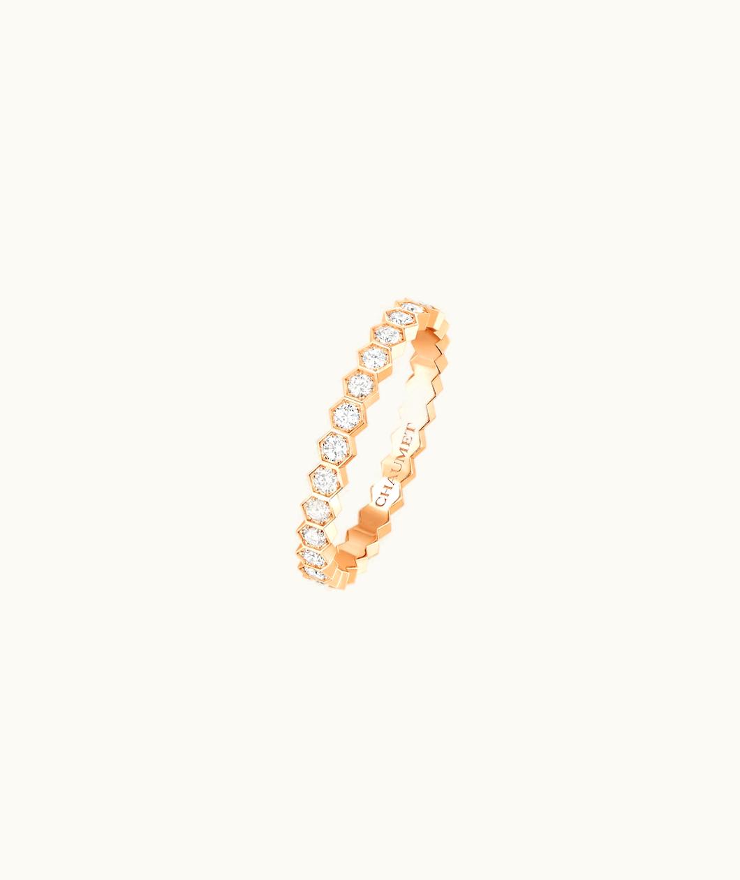 Chaumet Chaumet Bee My Love Ring Rose Gold, Diamonds, 2.5mm 081935